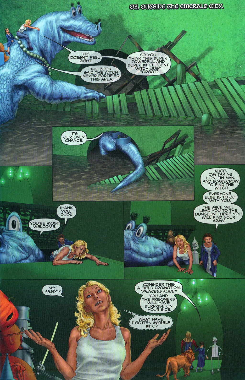Read online The Oz/Wonderland Chronicles comic -  Issue #3 - 3