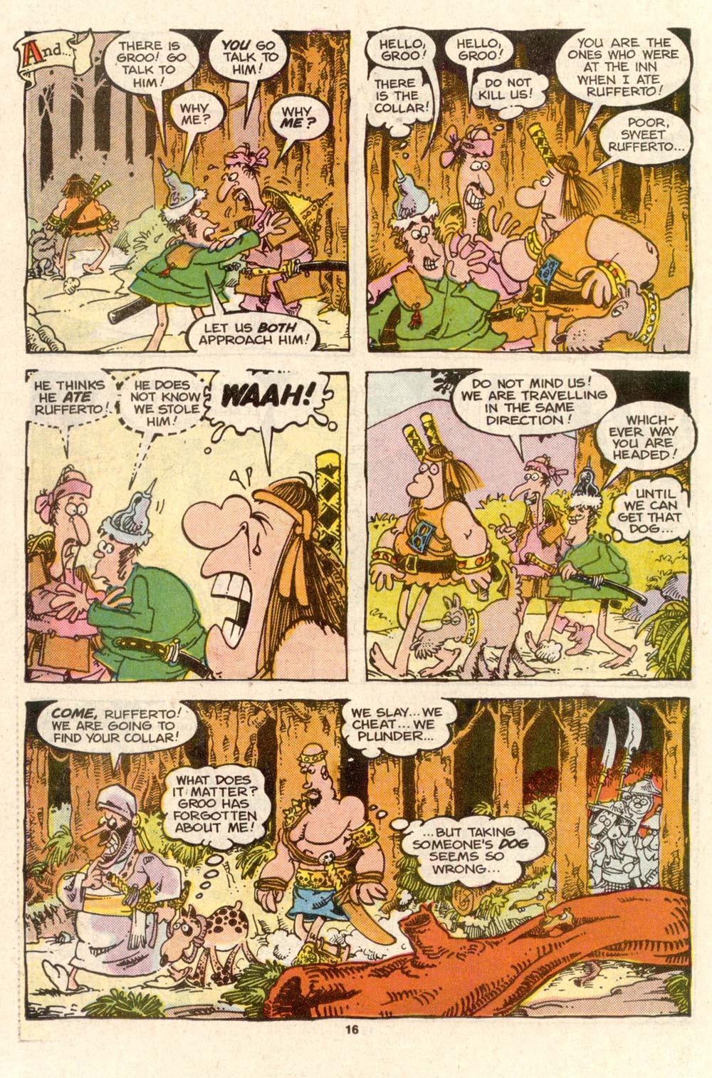 Read online Sergio Aragonés Groo the Wanderer comic -  Issue #39 - 16