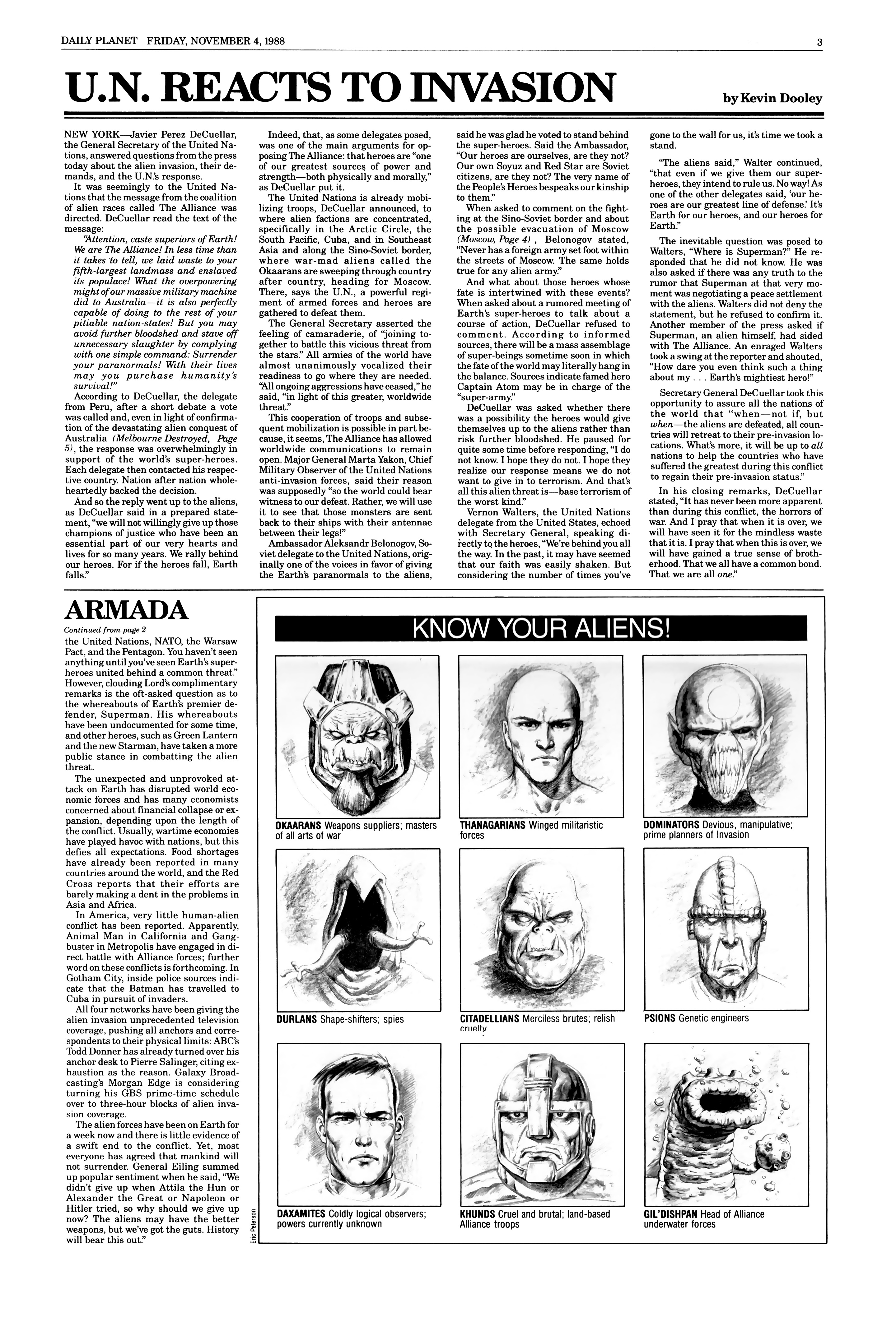 Read online Invasion! Special: Daily Planet comic -  Issue # Full - 4