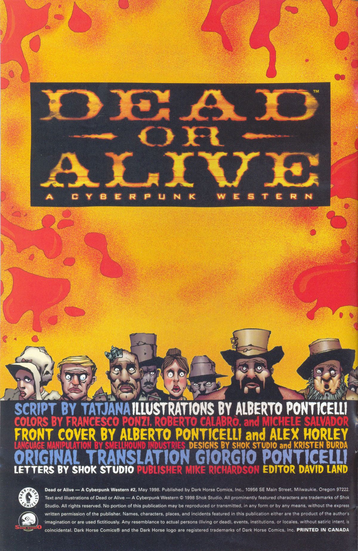 Read online Dead or Alive -- A Cyberpunk Western comic -  Issue #2 - 2