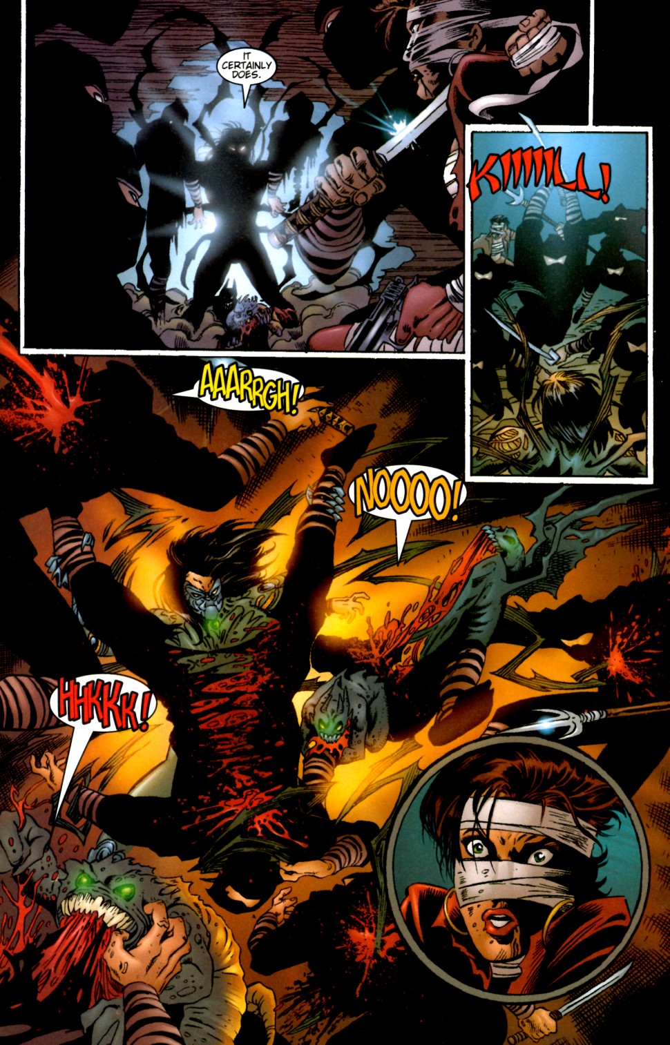 Read online Painkiller Jane vs. The Darkness comic -  Issue # Full - 17