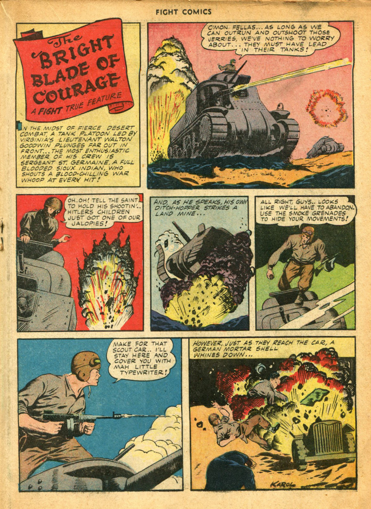 Read online Fight Comics comic -  Issue #28 - 35