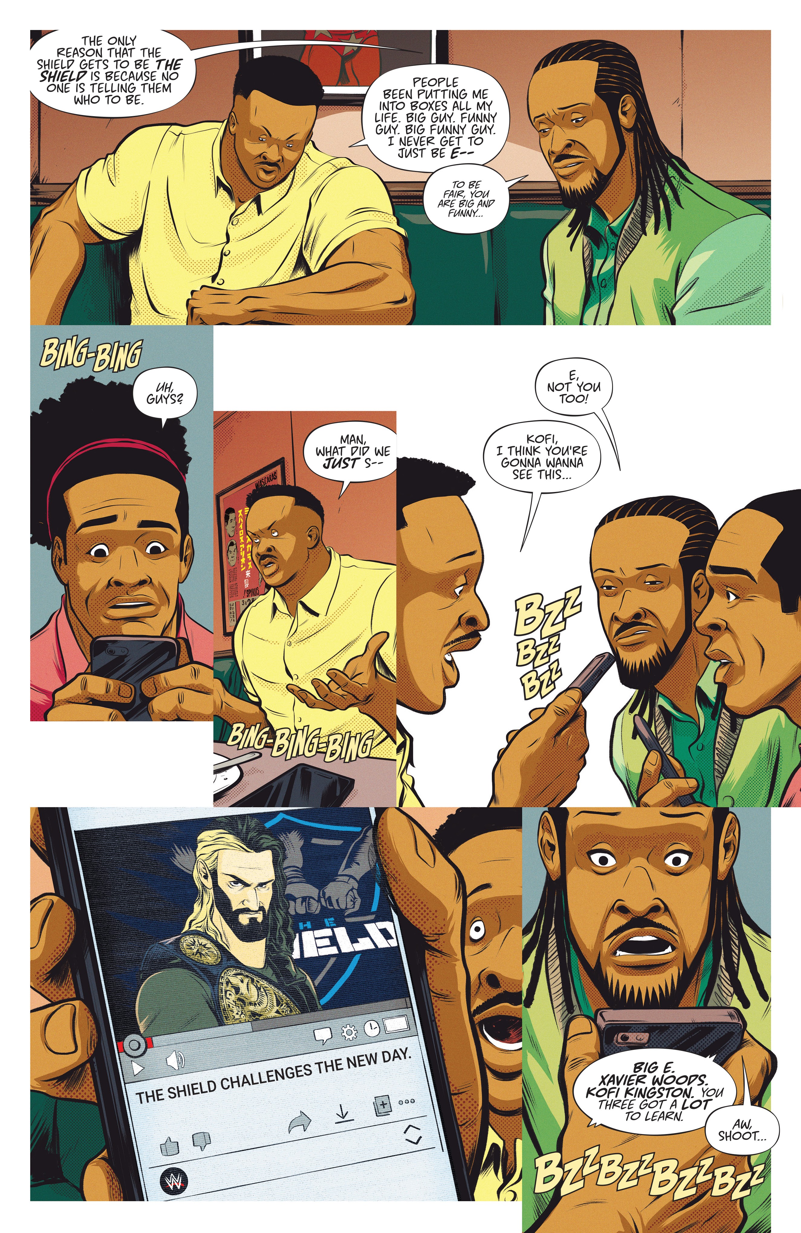 Read online WWE The New Day: Power of Positivity comic -  Issue #2 - 28