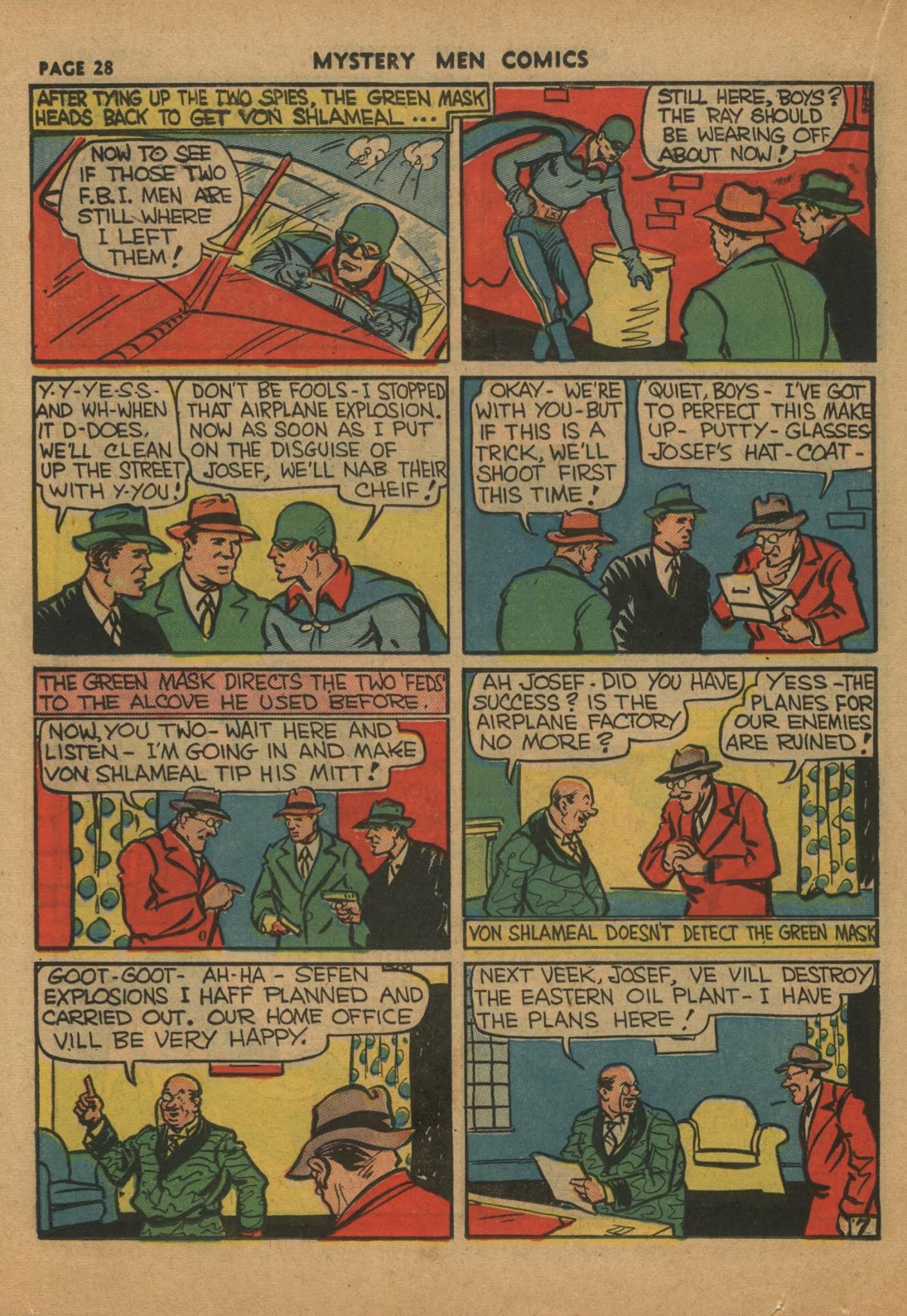 Read online Mystery Men Comics comic -  Issue #9 - 30