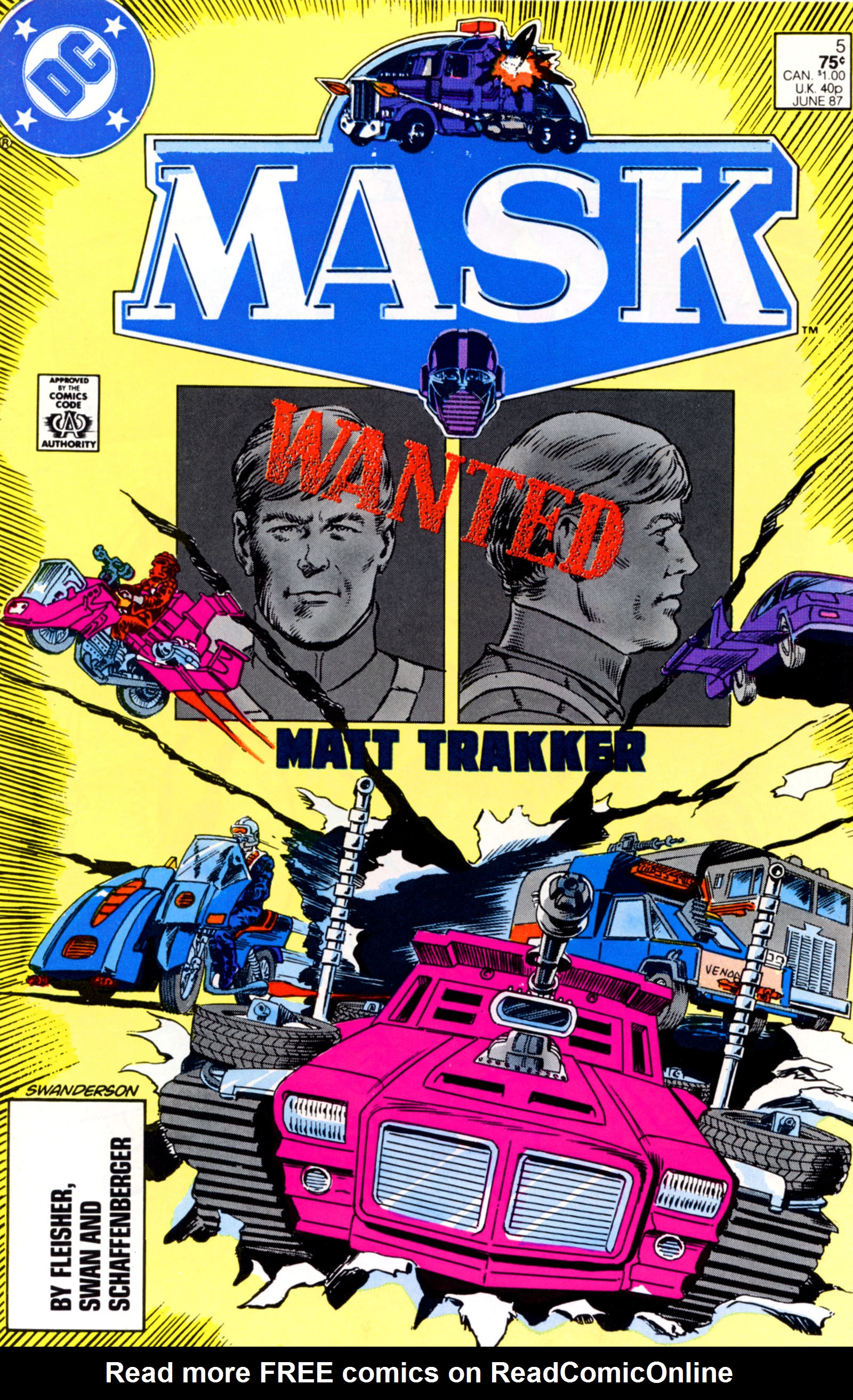 Read online MASK (1987) comic -  Issue #5 - 1