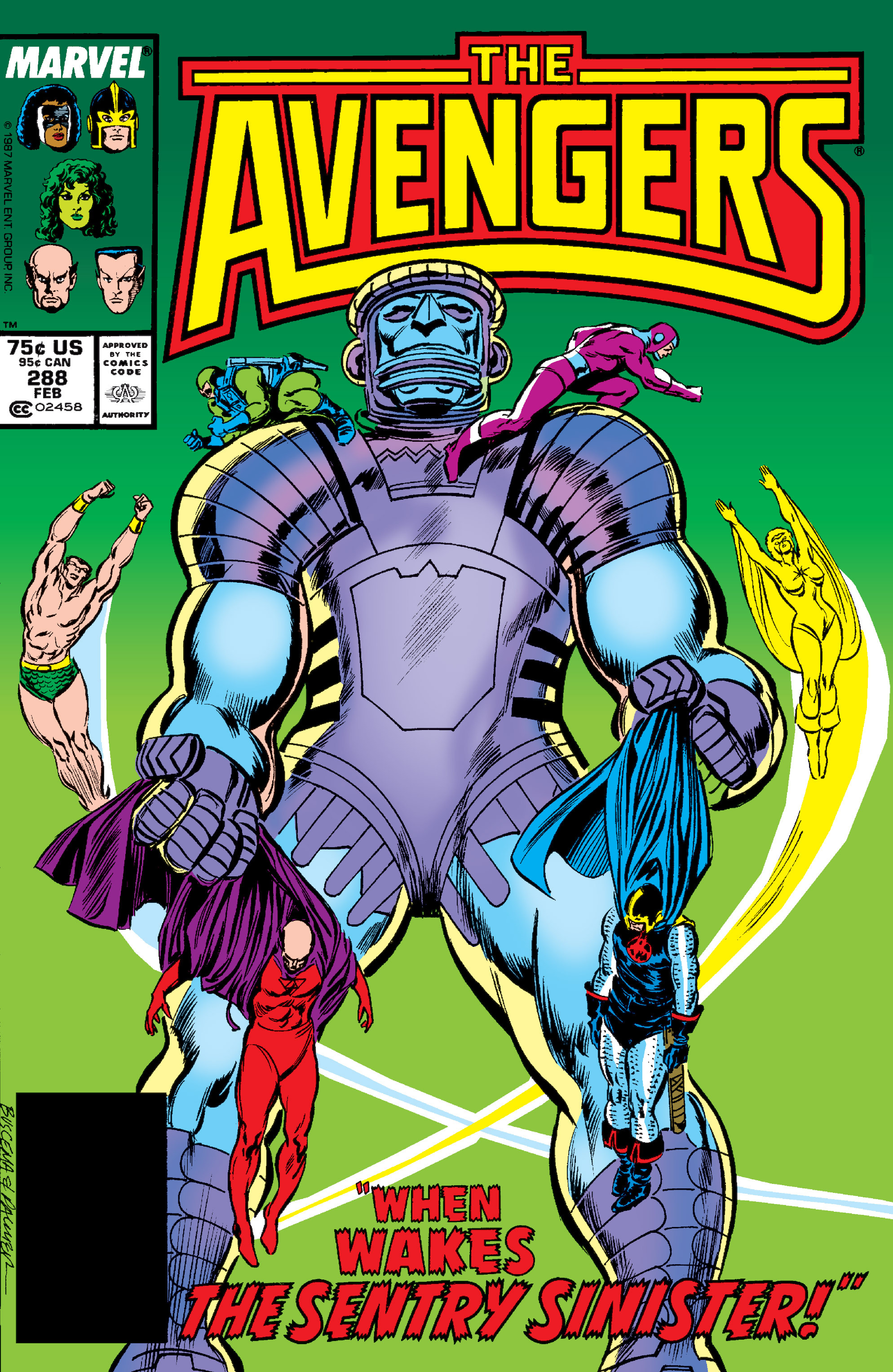 Read online The Avengers (1963) comic -  Issue #288 - 1