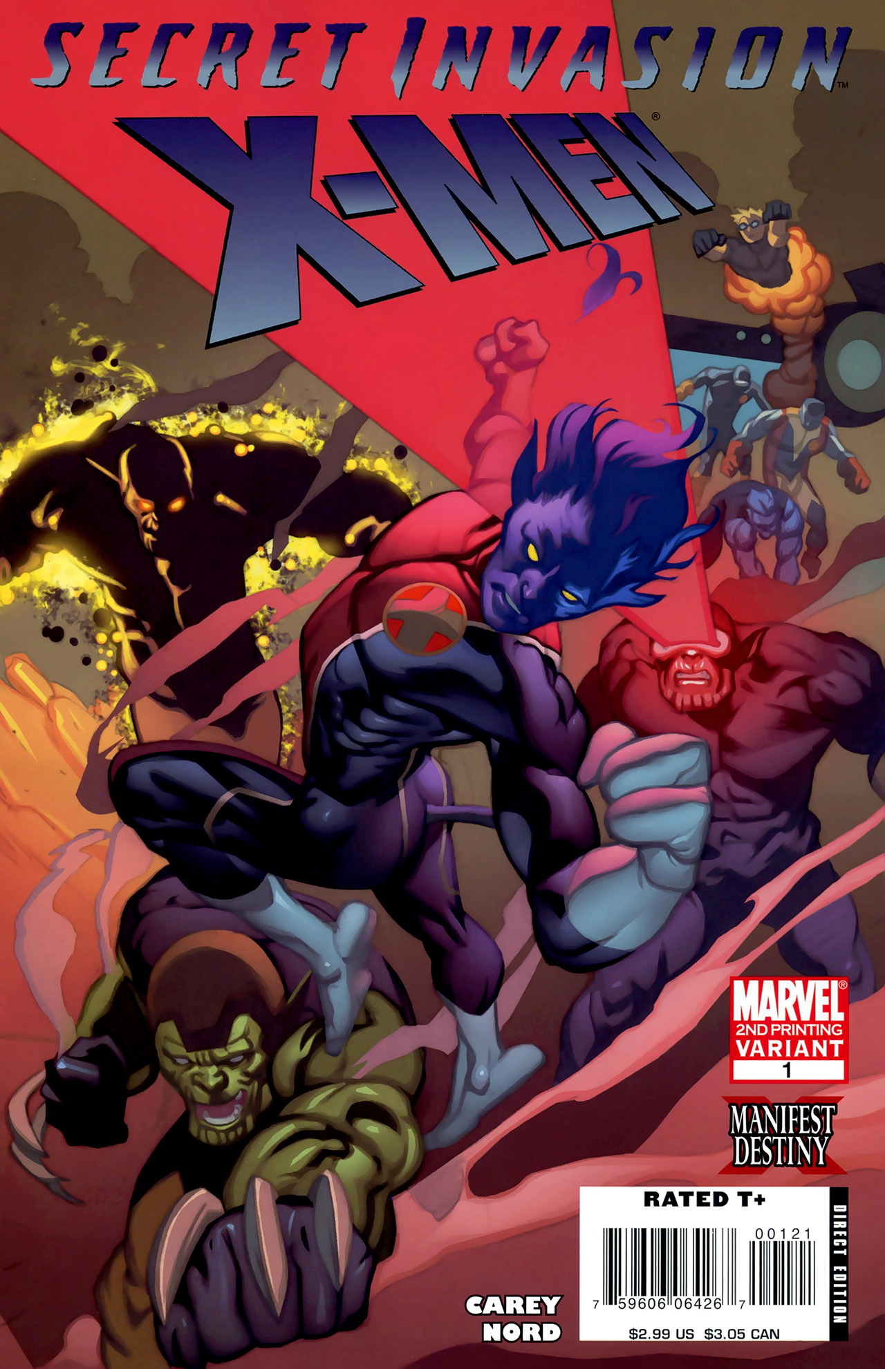 Read online Secret Invasion: X-Men comic -  Issue #1 - 2