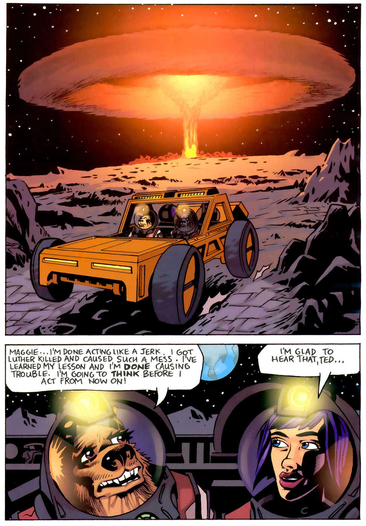 Read online Werewolves on the Moon: Versus Vampires comic -  Issue #3 - 25