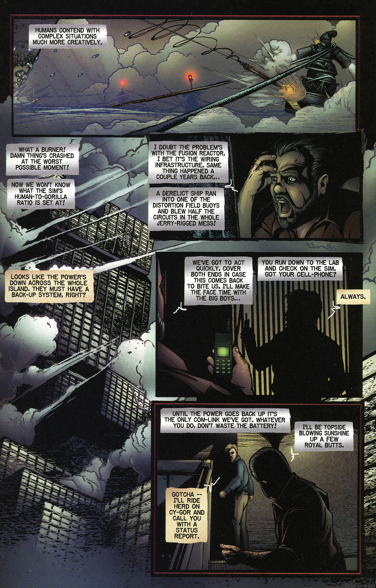 Read online Cy-Gor comic -  Issue #2 - 10