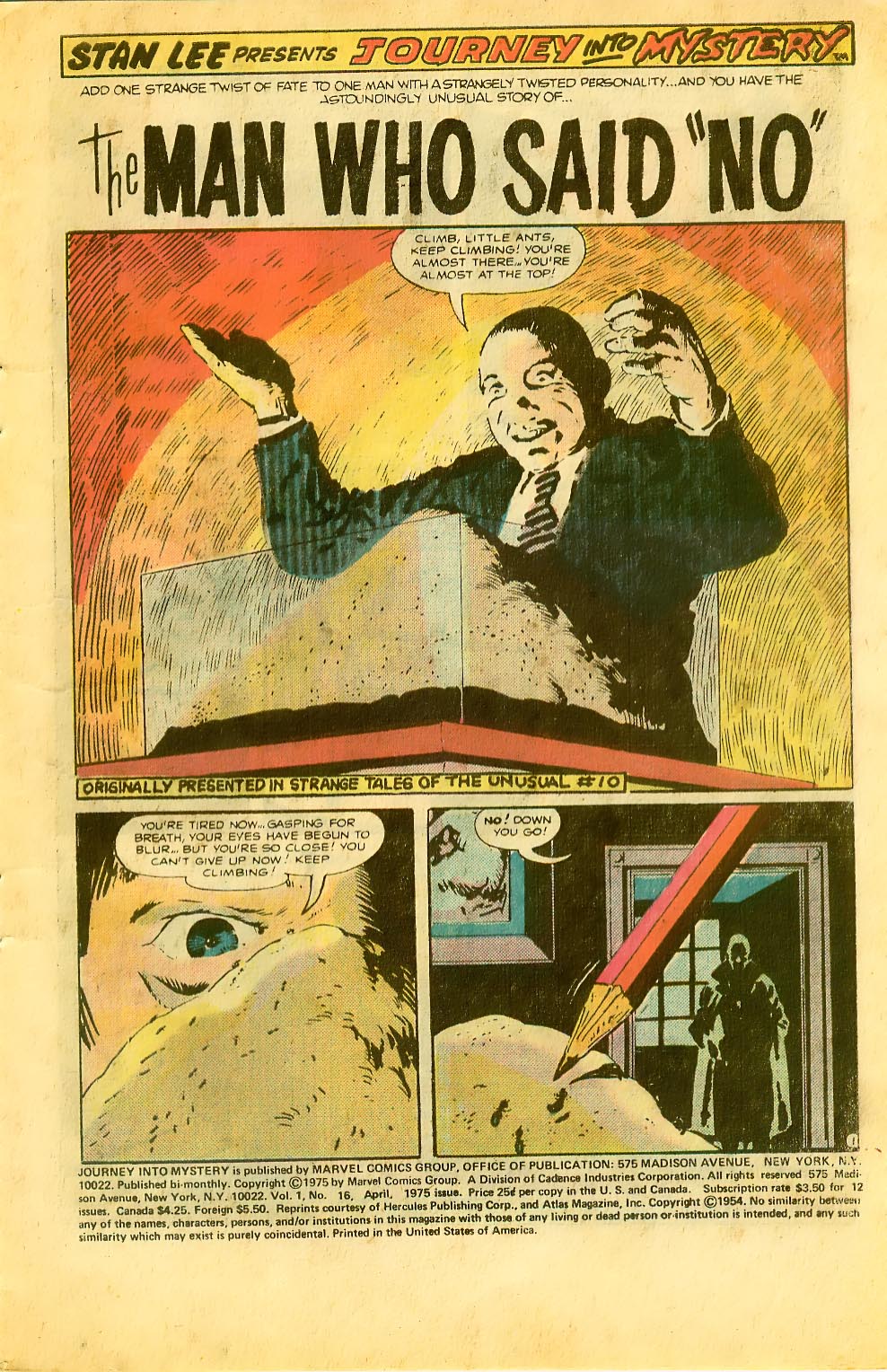 Read online Journey Into Mystery (1972) comic -  Issue #16 - 3