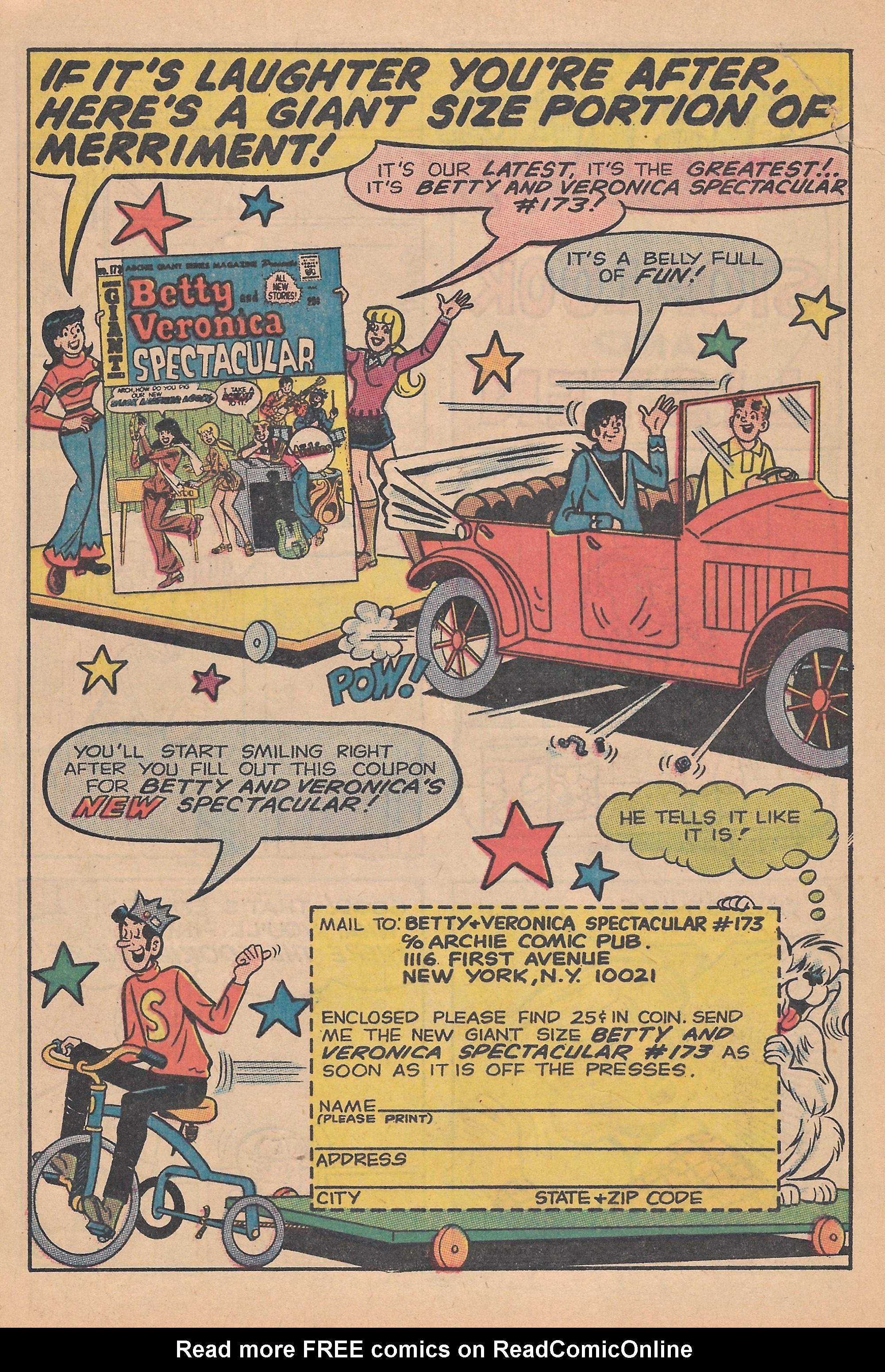 Read online Reggie's Wise Guy Jokes comic -  Issue #12 - 55