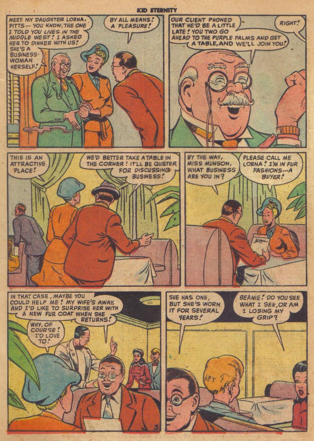 Read online Kid Eternity (1946) comic -  Issue #15 - 17