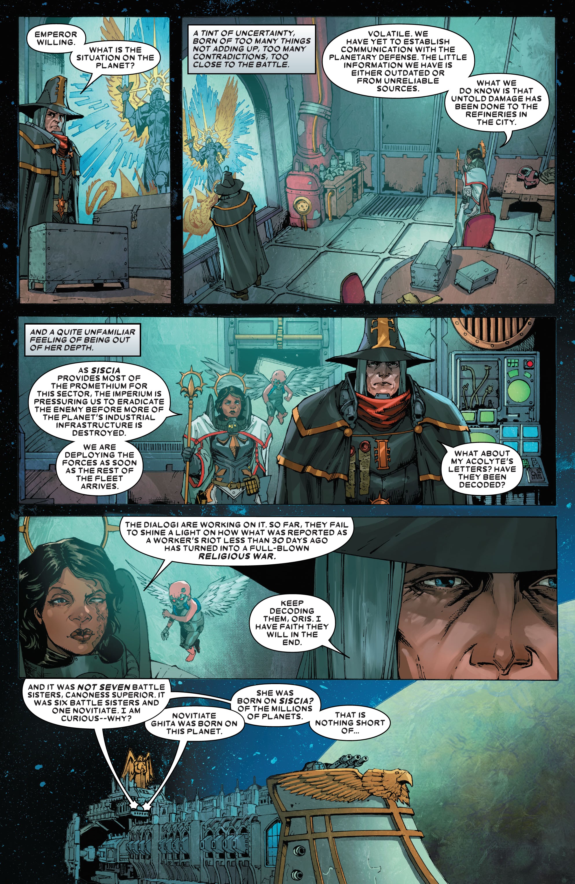 Read online Warhammer 40,000: Sisters Of Battle comic -  Issue #1 - 9