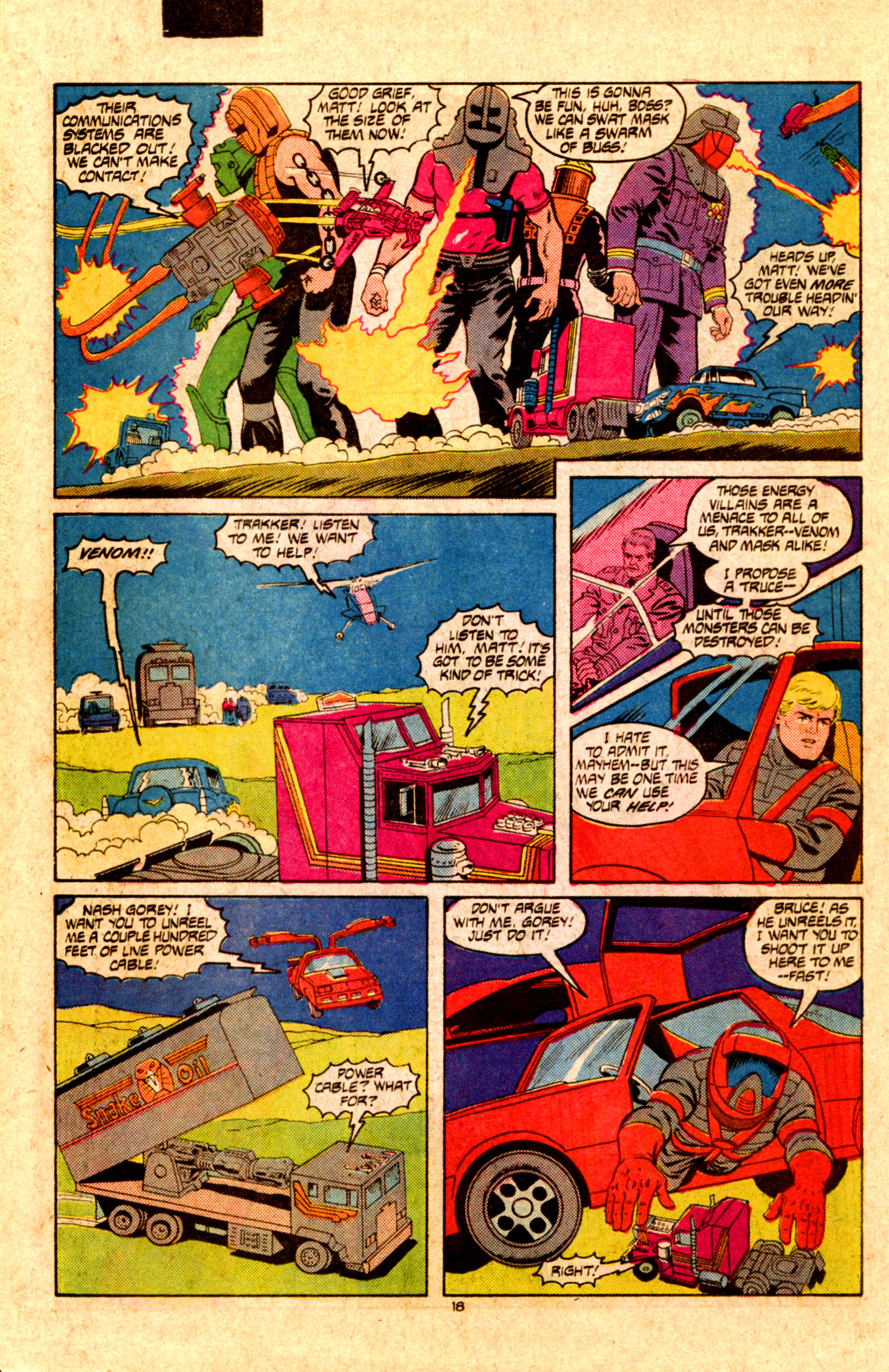 Read online MASK (1987) comic -  Issue #7 - 26