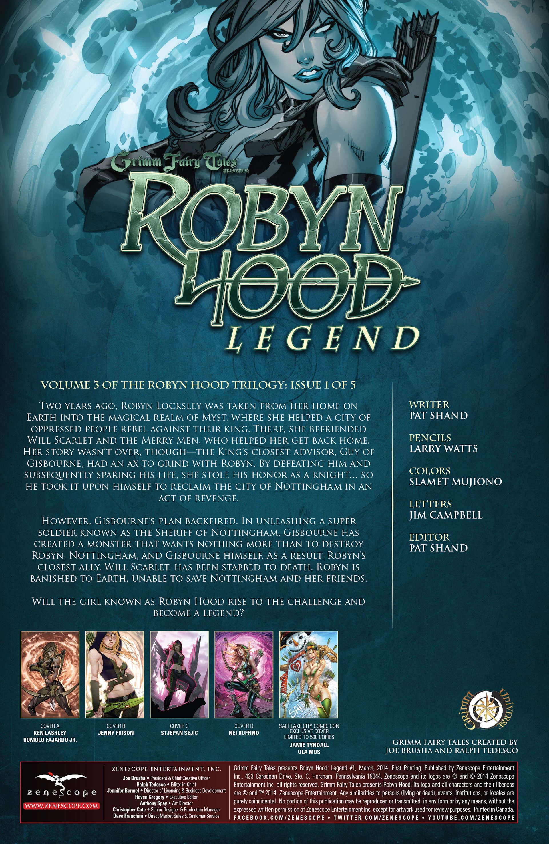 Read online Grimm Fairy Tales presents Robyn Hood: Legend comic -  Issue #1 - 4