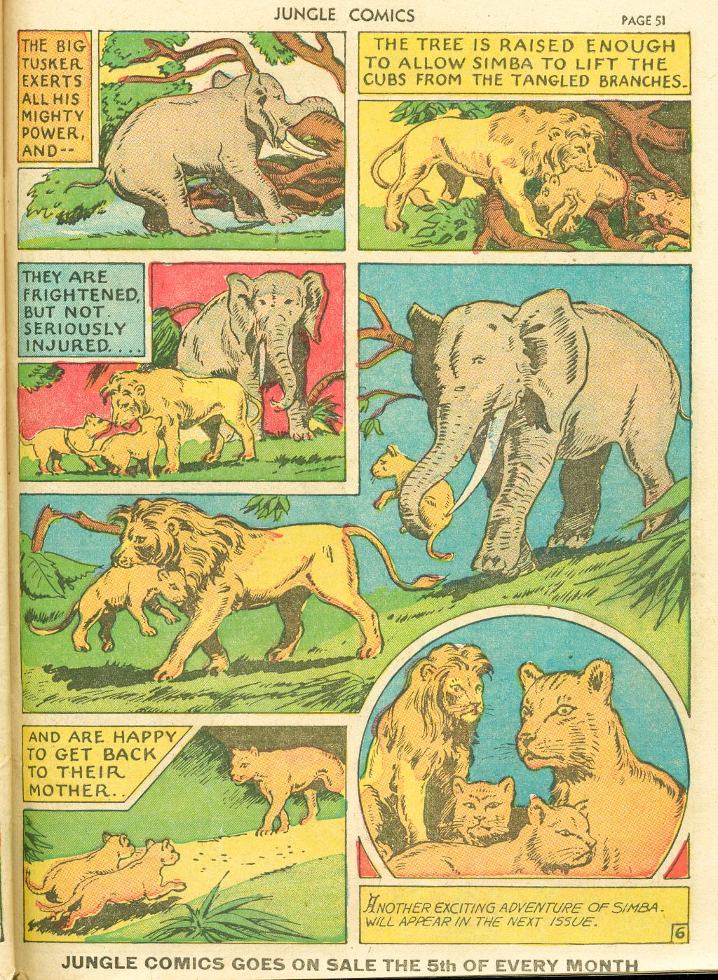 Read online Jungle Comics comic -  Issue #4 - 54