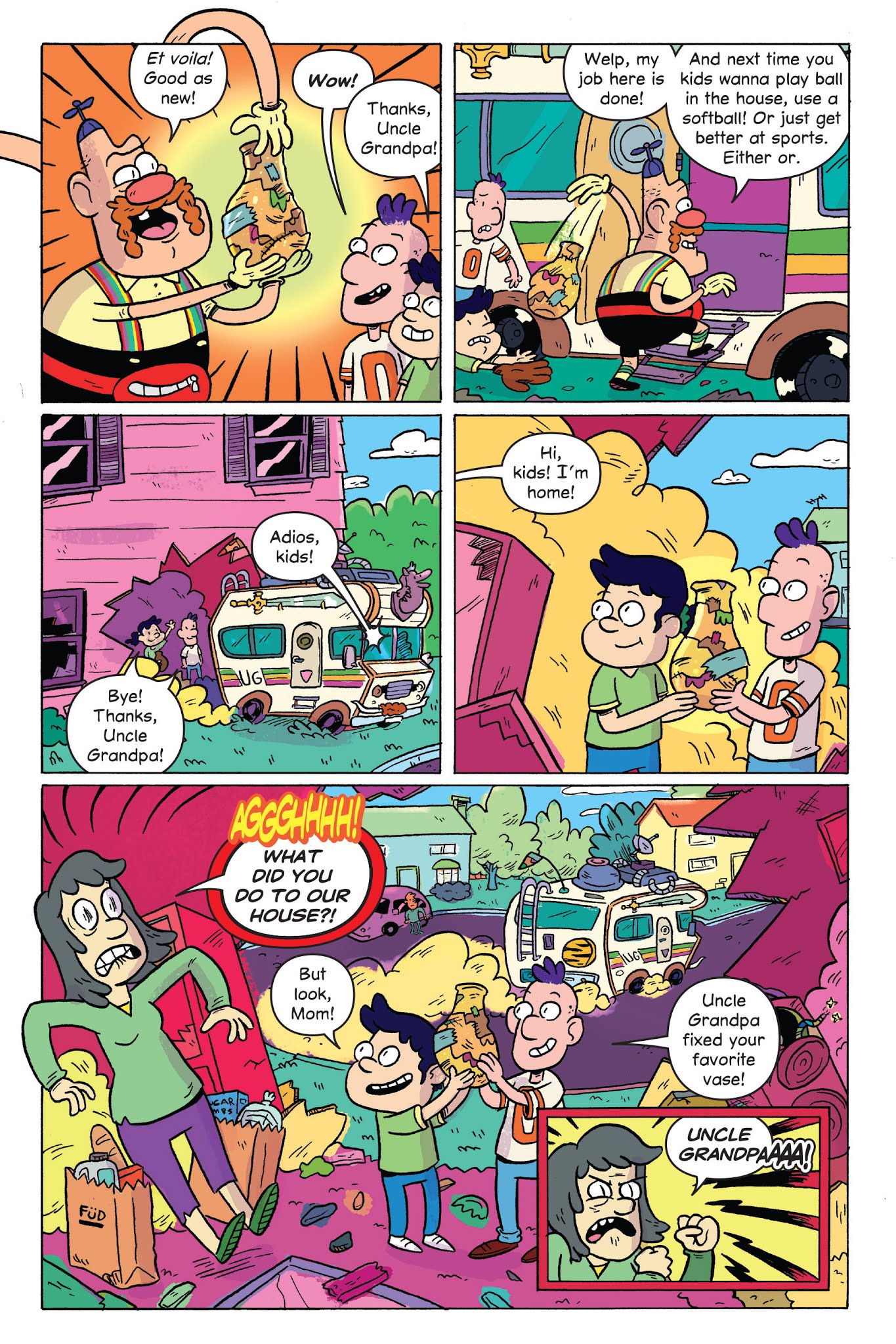 Read online Uncle Grandpa in Uncle Grandpaland comic -  Issue # TPB - 11