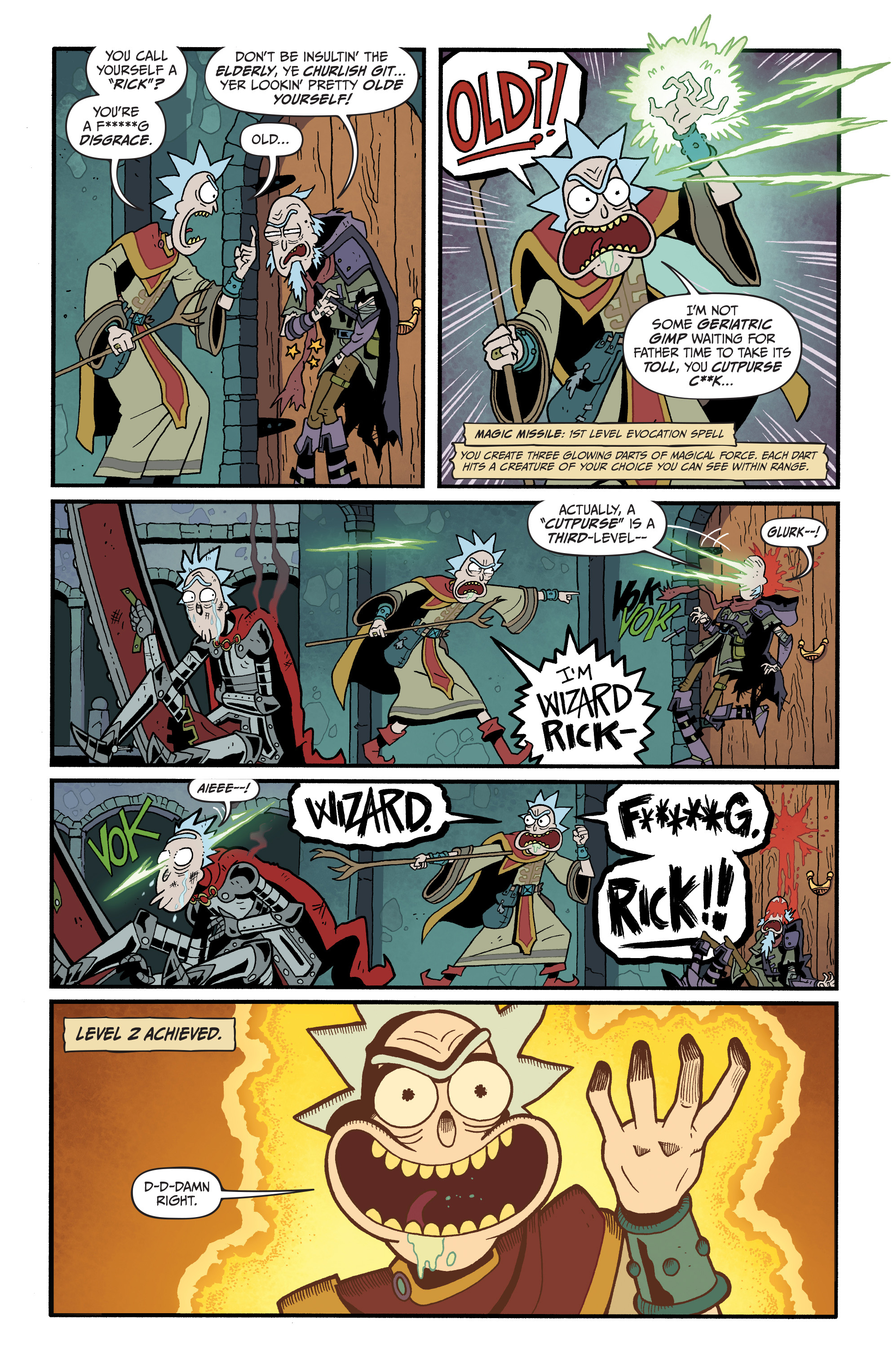 Read online Rick and Morty vs. Dungeons & Dragons II: Painscape comic -  Issue #3 - 16
