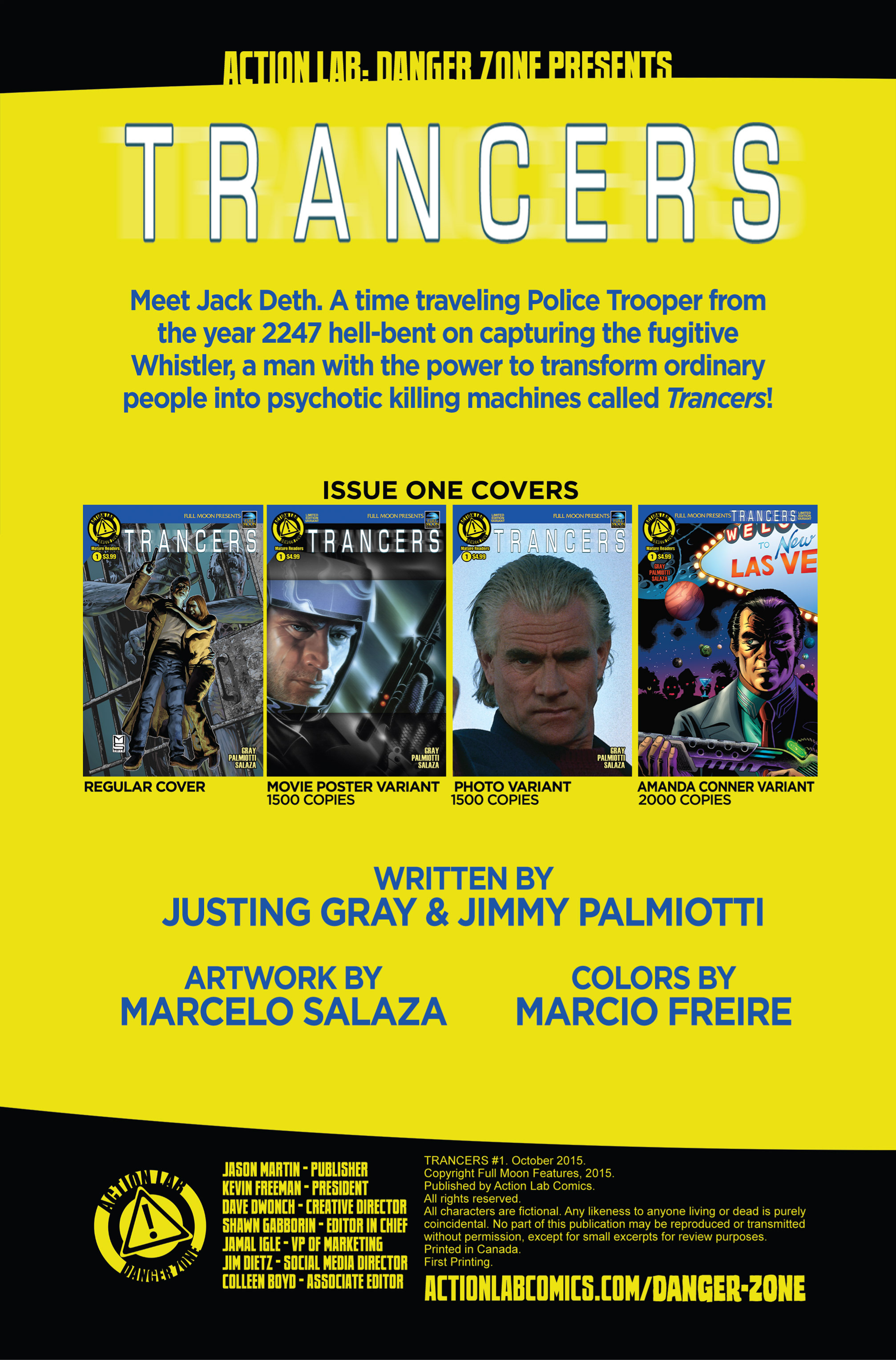 Read online Trancers comic -  Issue #1 - 4