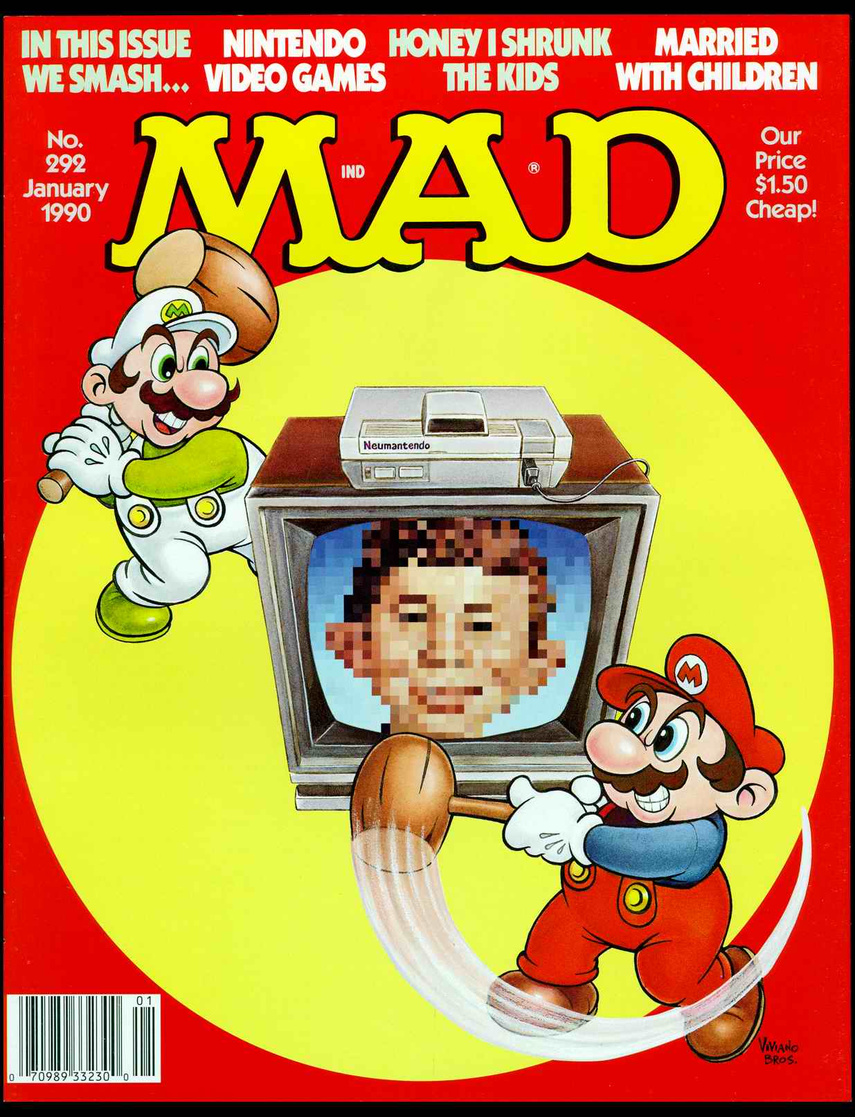 Read online MAD comic -  Issue #292 - 1