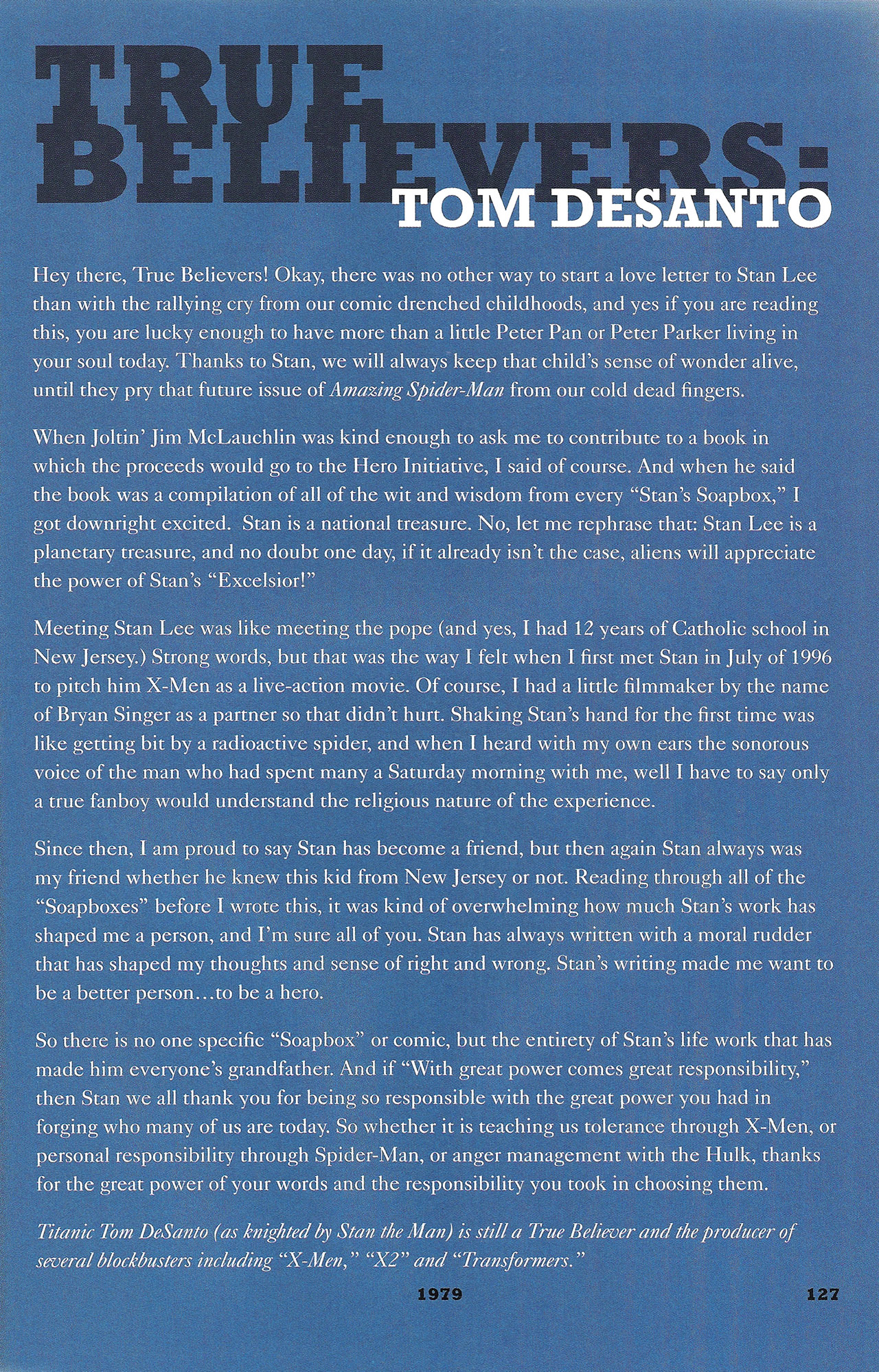 Read online Stan's Soapbox: The Collection comic -  Issue # TPB - 111