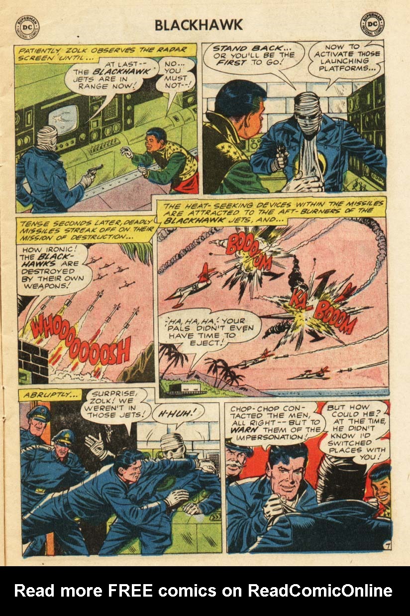 Read online Blackhawk (1957) comic -  Issue #162 - 8