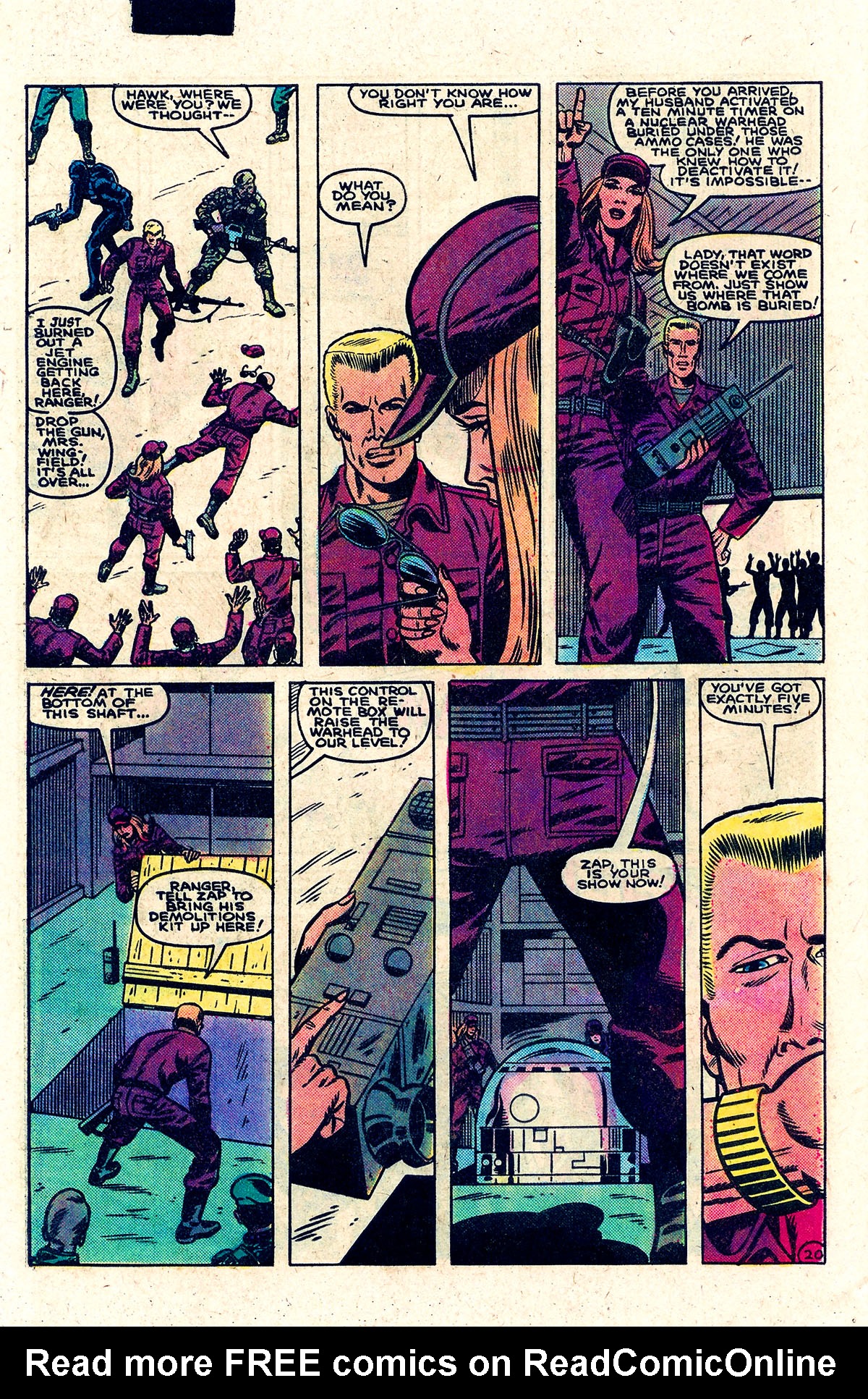 Read online G.I. Joe: A Real American Hero comic -  Issue #4 - 21