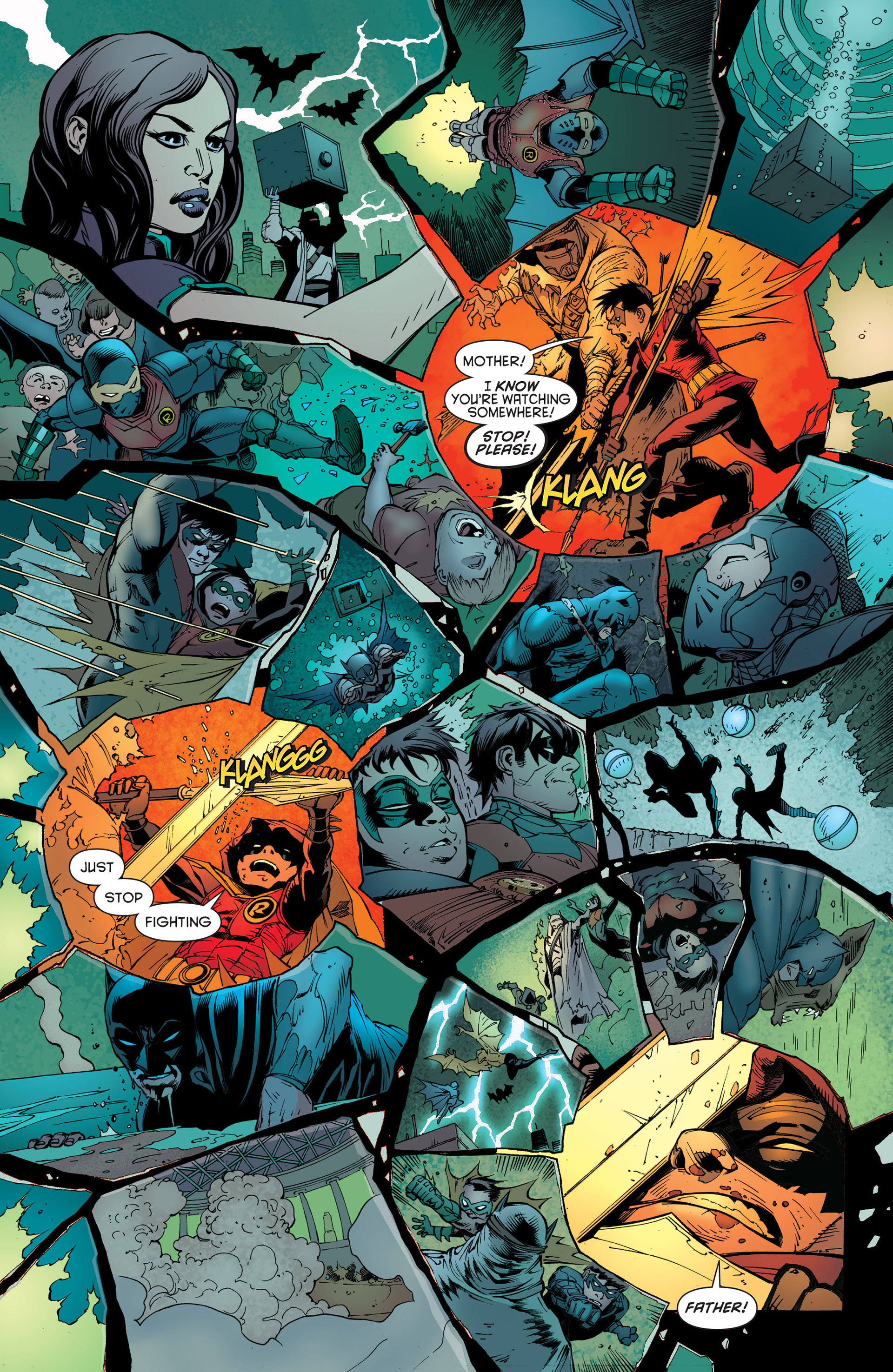 Read online Batman and Robin (2011) comic -  Issue #23 - Batman and Nightwing - 10