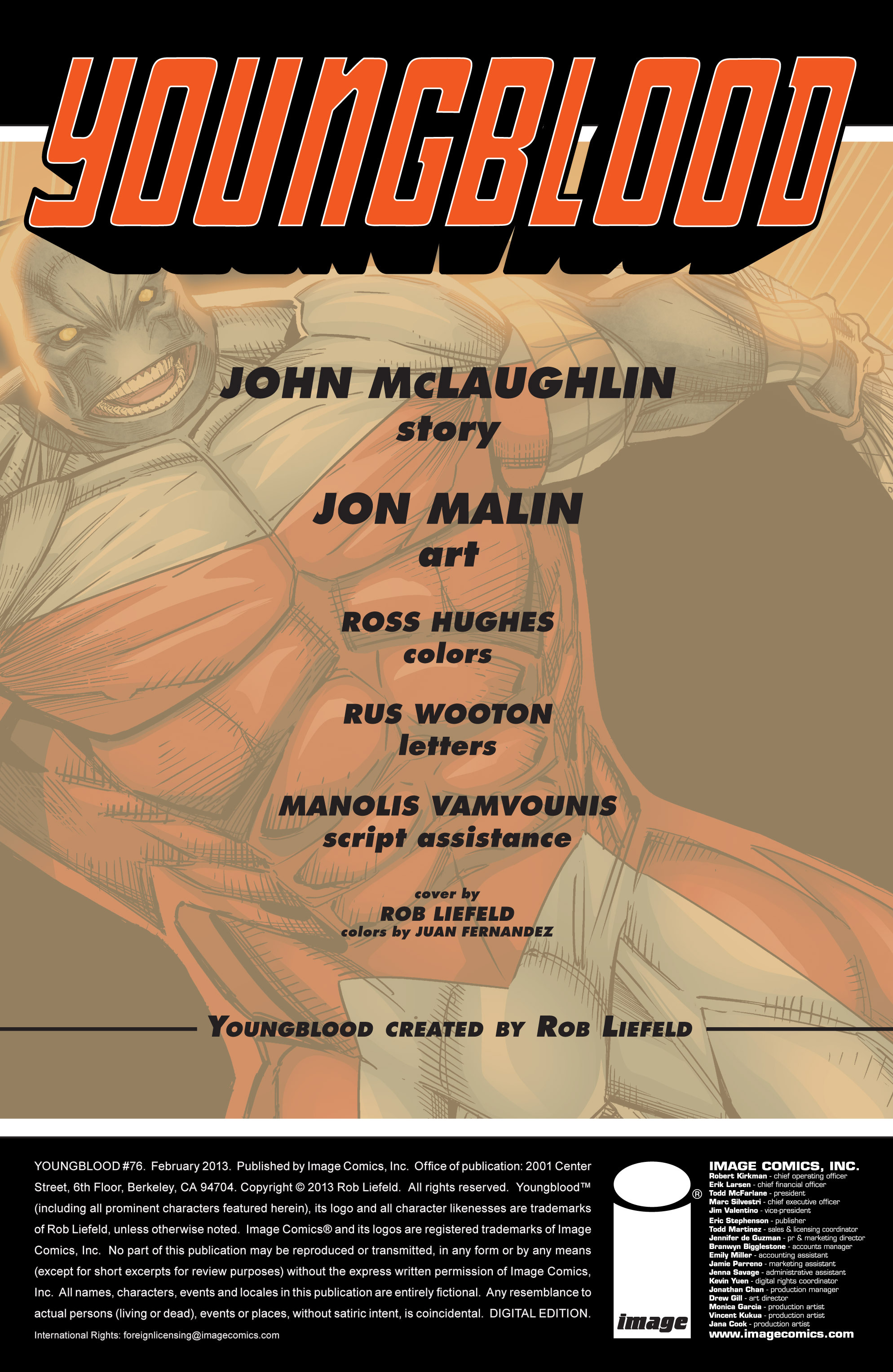 Read online Youngblood (2012) comic -  Issue #76 - 2