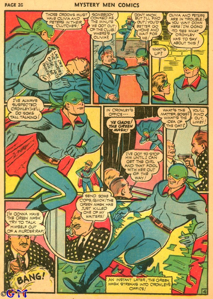 Read online Mystery Men Comics comic -  Issue #25 - 22