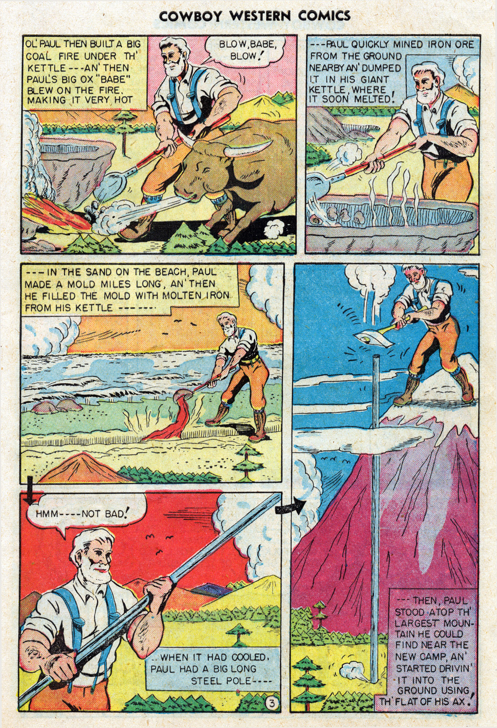 Read online Cowboy Western Comics (1948) comic -  Issue #26 - 29