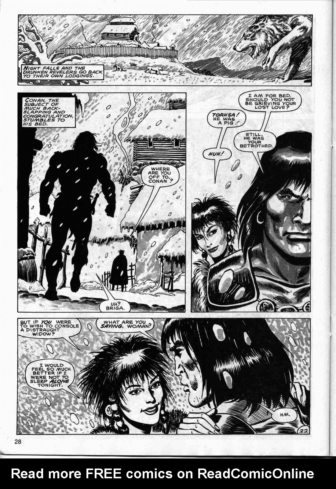 Read online The Savage Sword Of Conan comic -  Issue #133 - 27