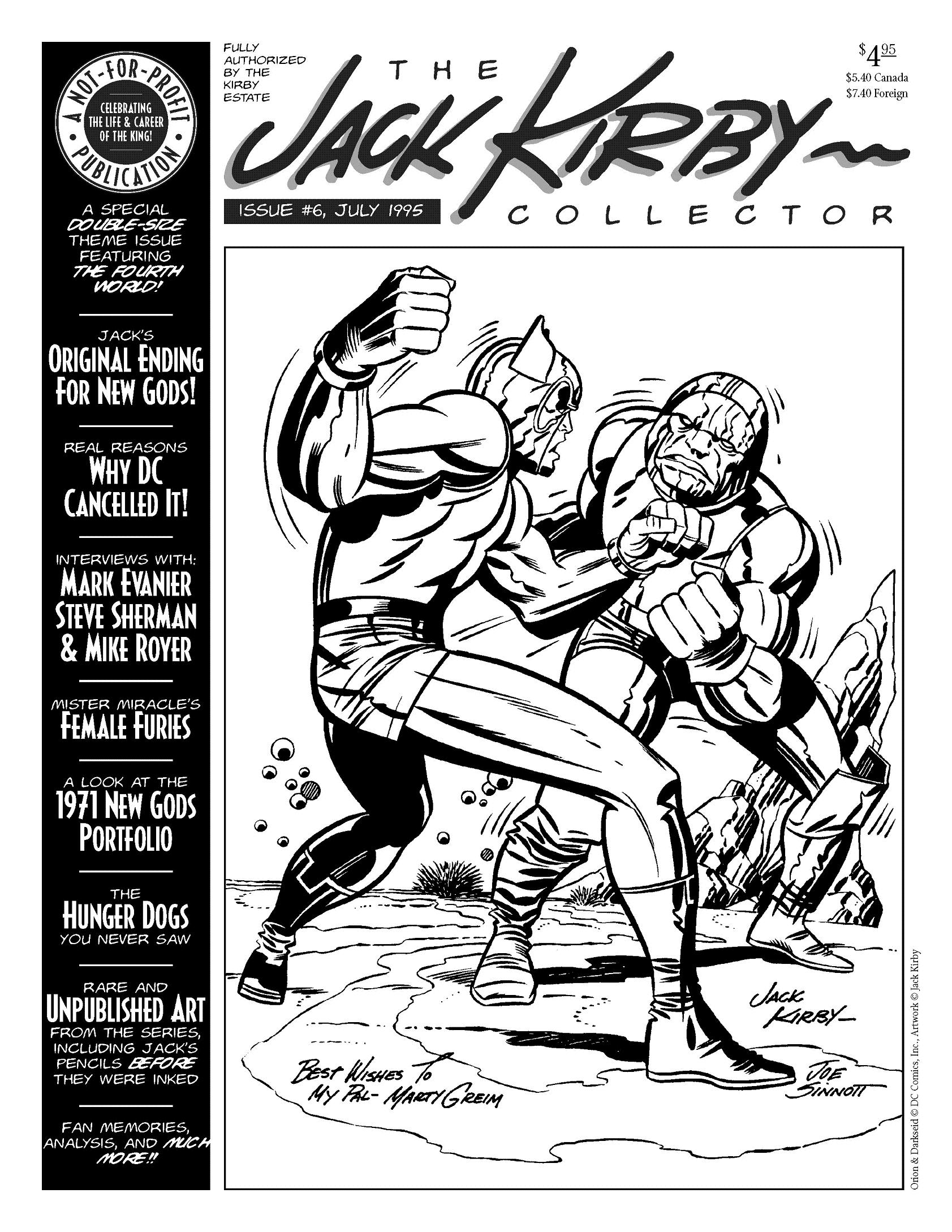 Read online The Jack Kirby Collector comic -  Issue #6 - 1