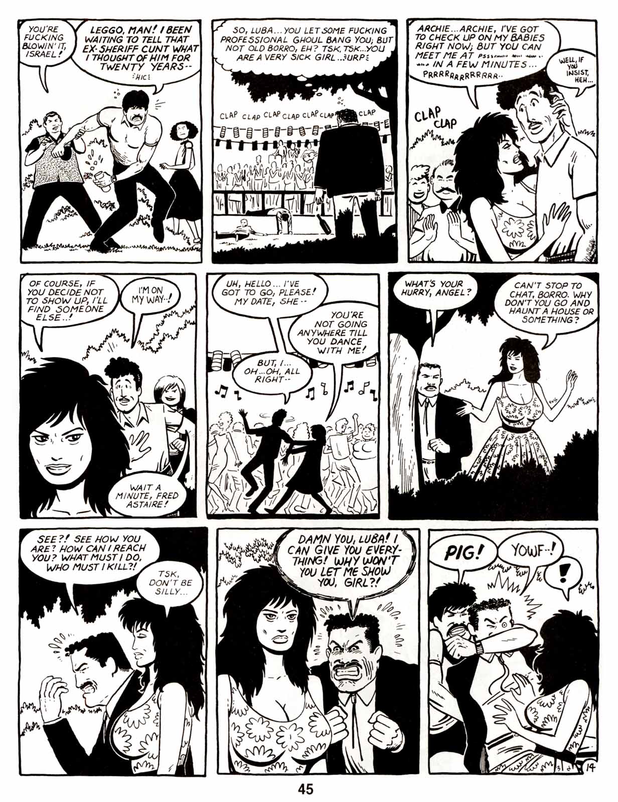 Read online Love and Rockets (1982) comic -  Issue #10 - 47