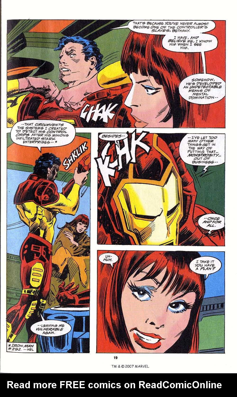 Read online Iron Man Annual comic -  Issue #15 - 21