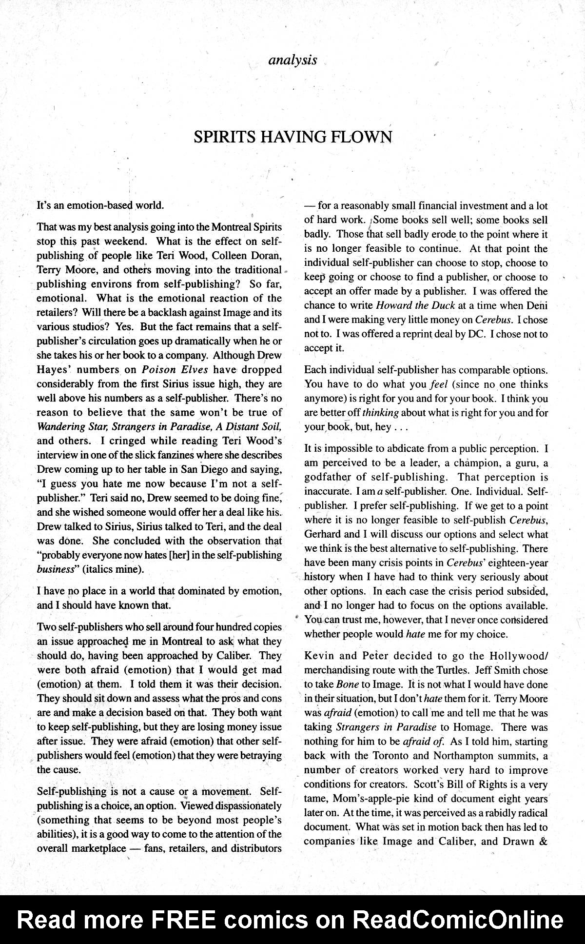 Read online Cerebus comic -  Issue #207 - 23