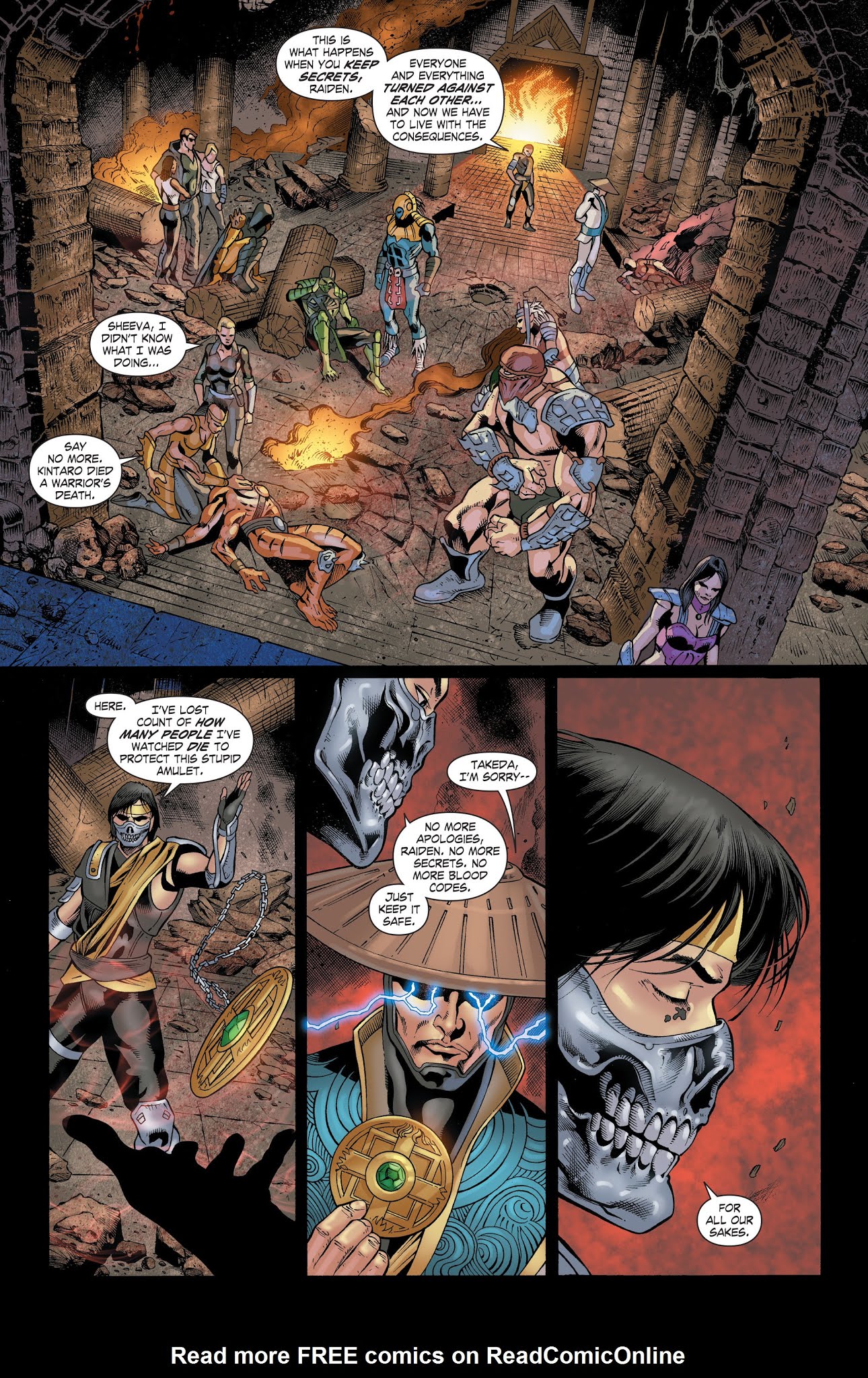 Read online Mortal Kombat X [I] comic -  Issue # _TPB 3 - 91