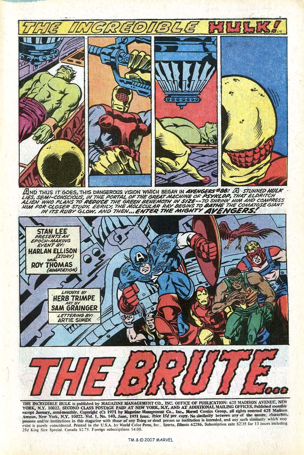 Read online The Avengers (1963) comic -  Issue #88b - 3