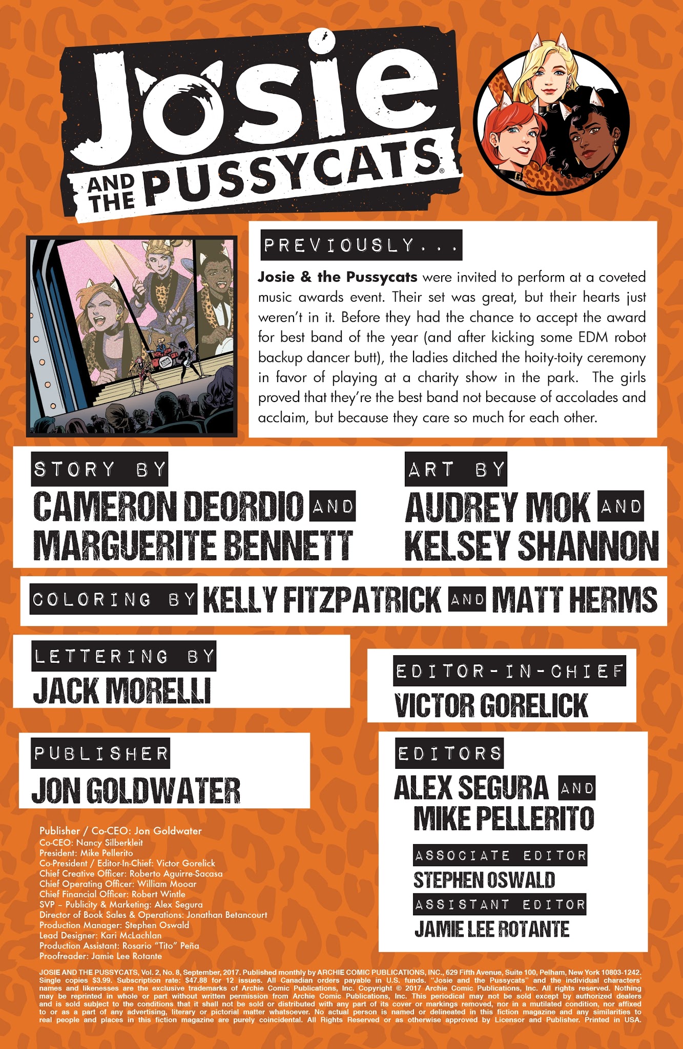 Read online Josie and the Pussycats comic -  Issue #8 - 2