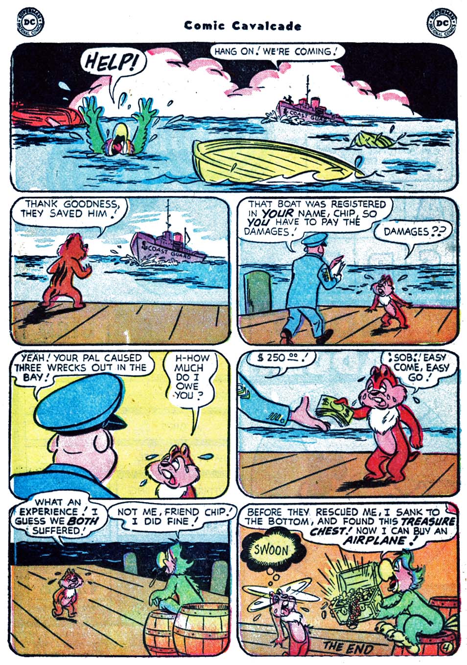 Read online Comic Cavalcade comic -  Issue #62 - 23