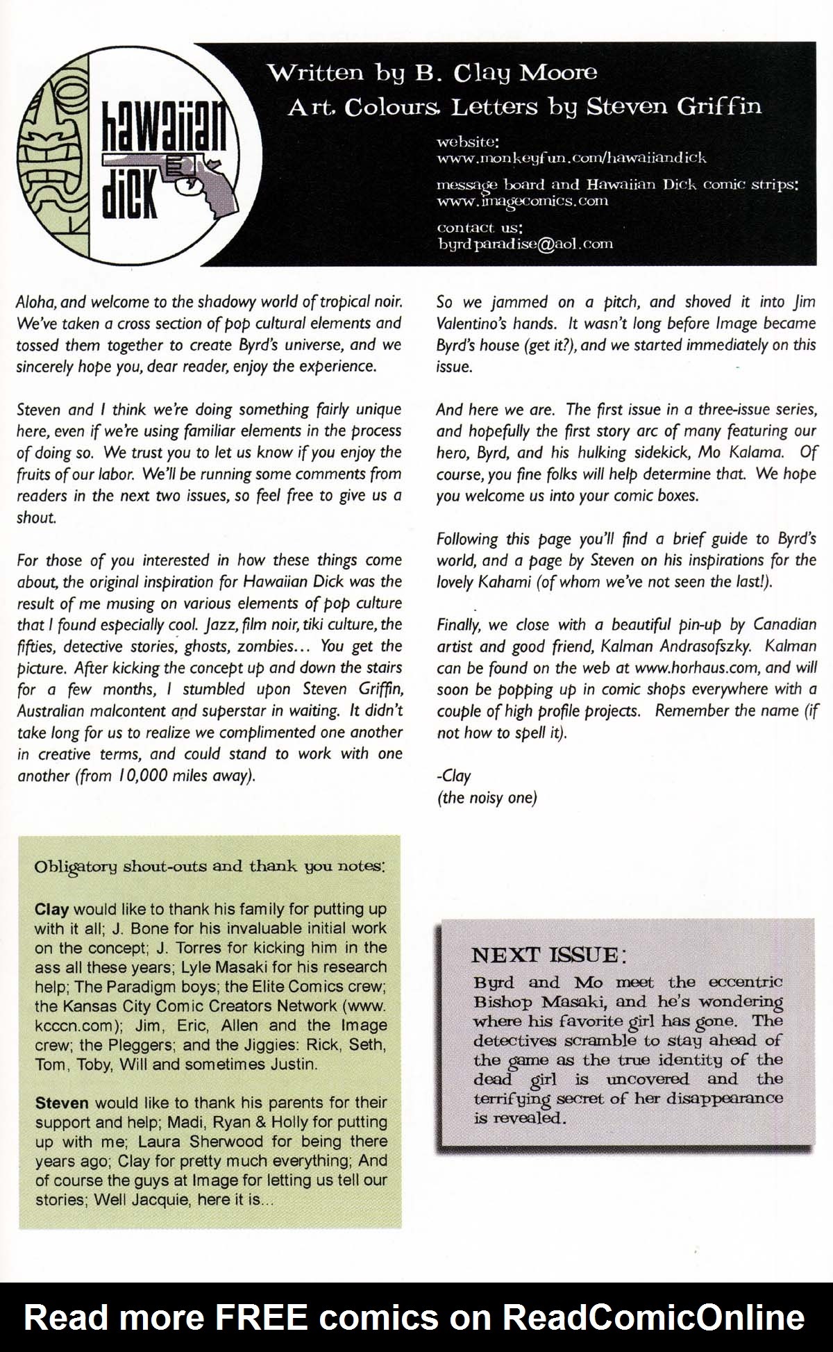 Read online Hawaiian Dick comic -  Issue #1 - 27