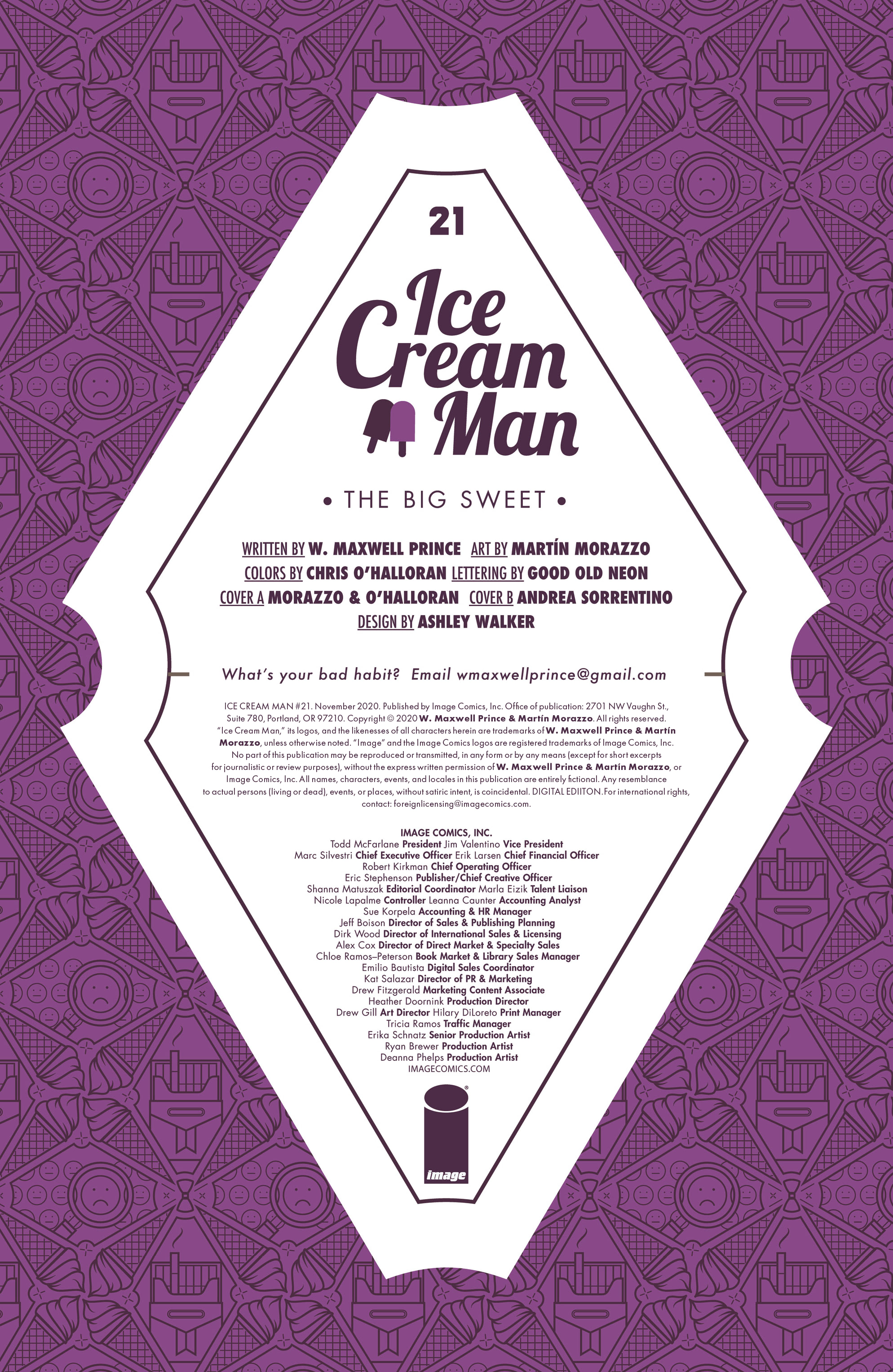 Read online Ice Cream Man comic -  Issue #21 - 2