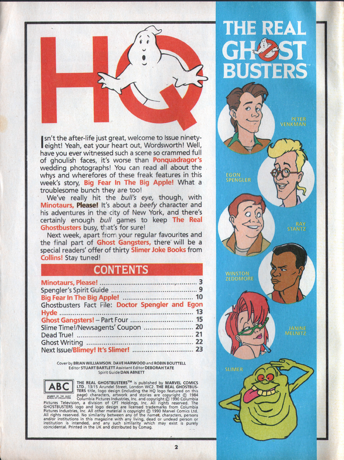 Read online The Real Ghostbusters comic -  Issue #98 - 2