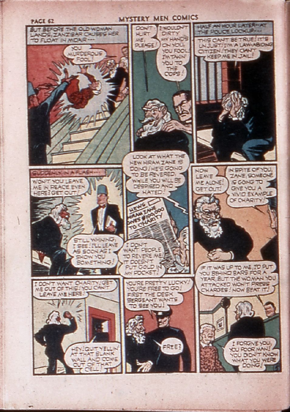Read online Mystery Men Comics comic -  Issue #28 - 63