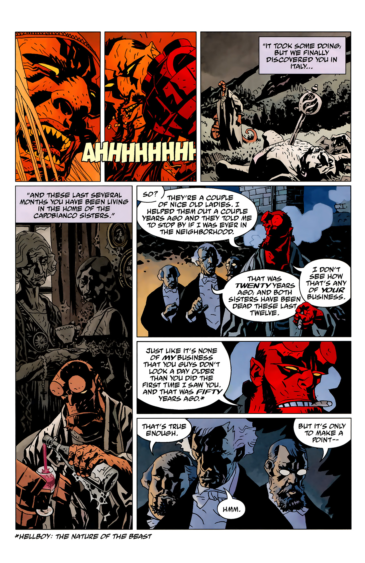 Read online Hellboy: The Wild Hunt comic -  Issue #1 - 12