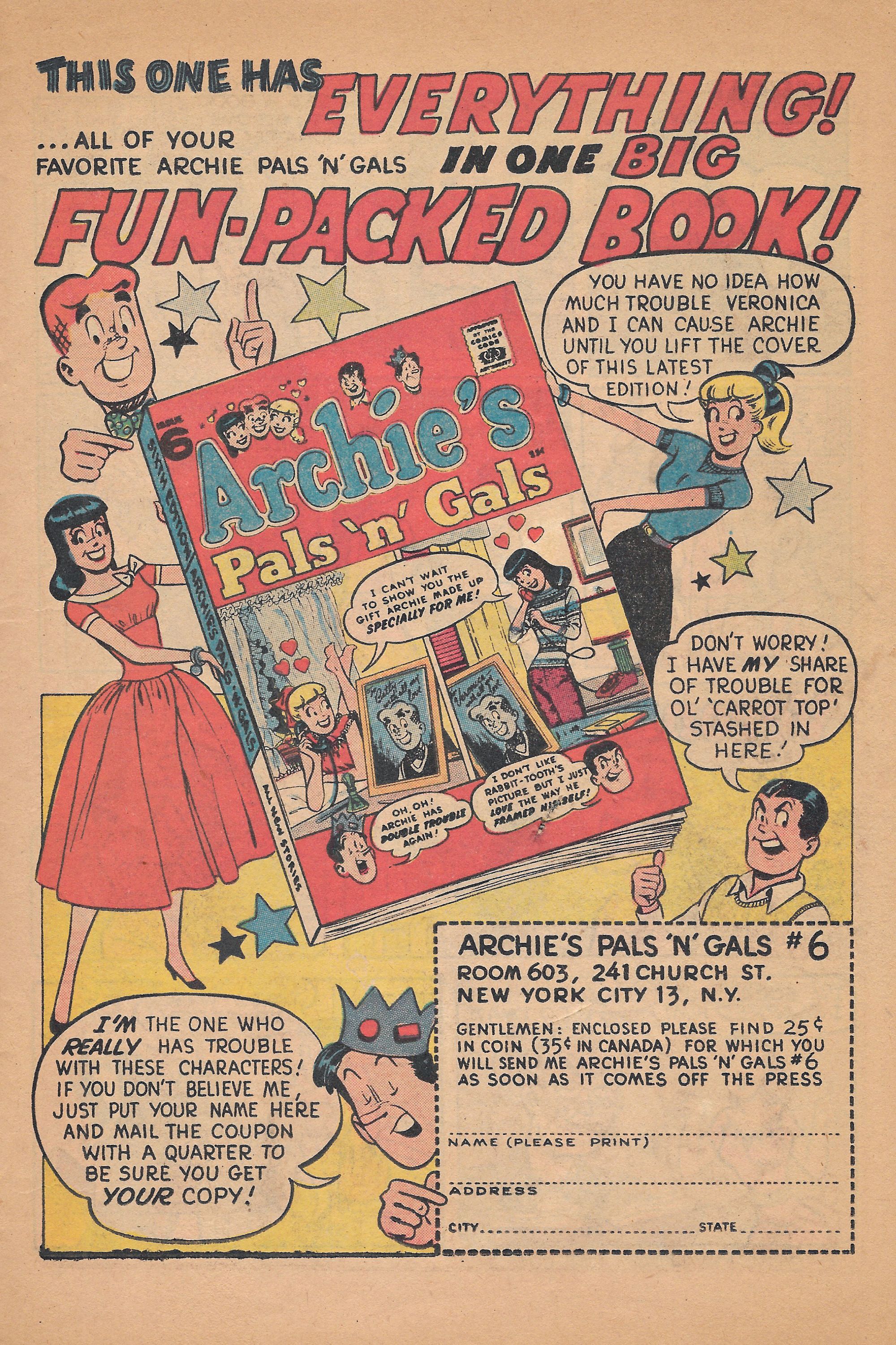 Read online Archie's Joke Book Magazine comic -  Issue #31 - 23