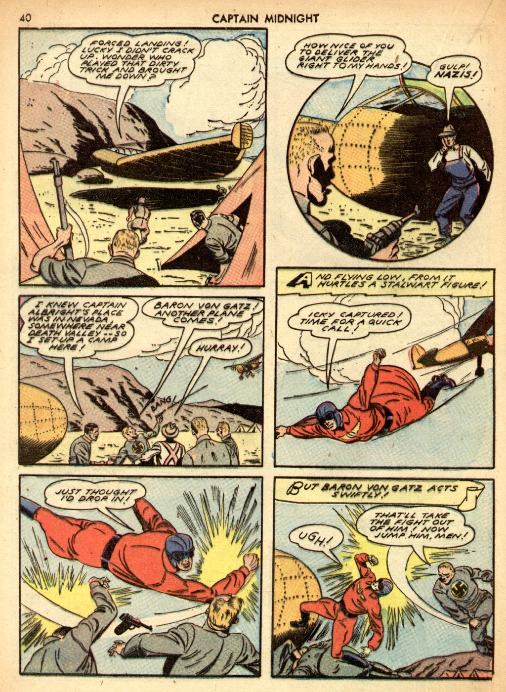 Read online Captain Midnight (1942) comic -  Issue #3 - 40