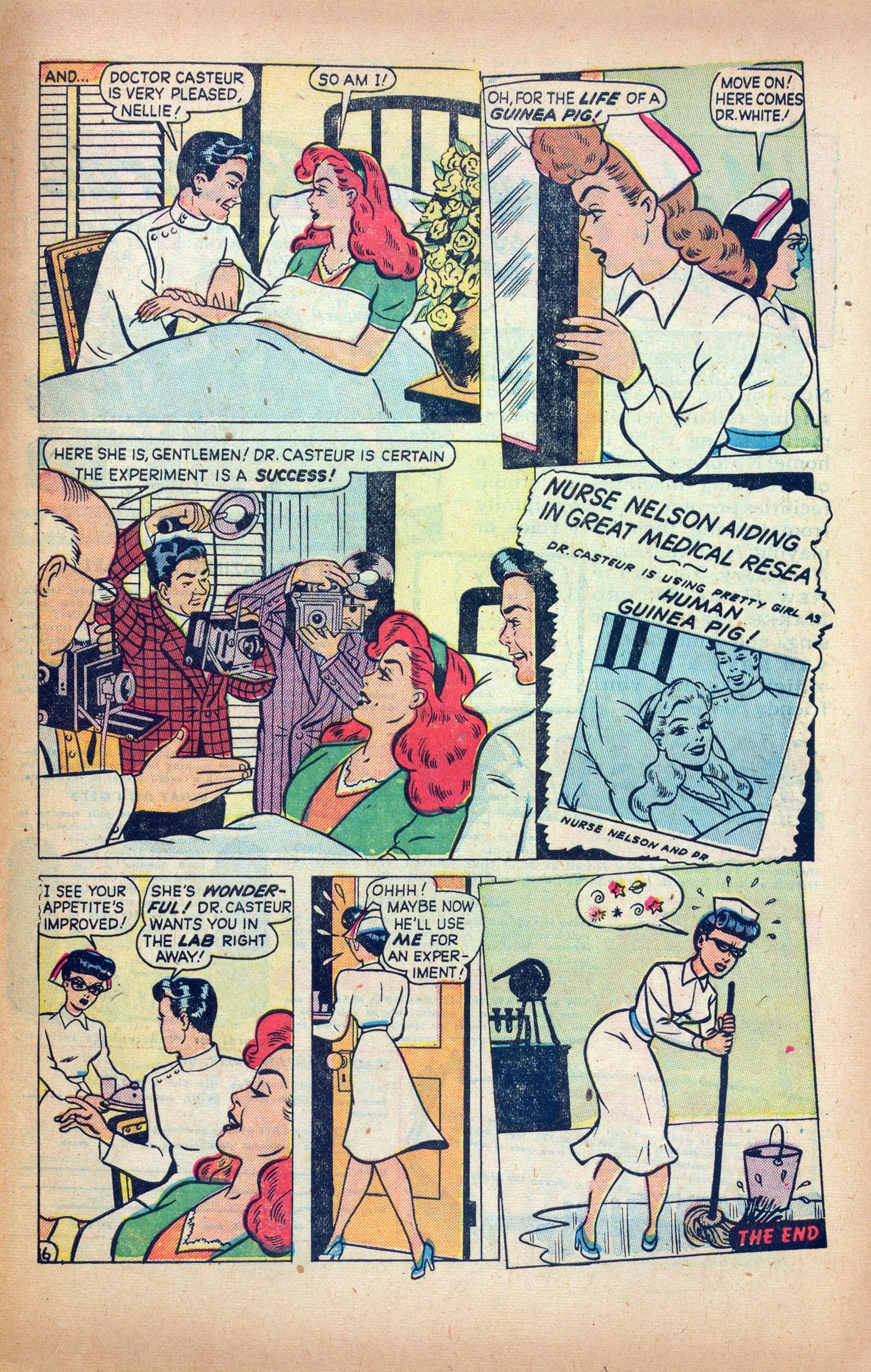 Read online Nellie The Nurse (1945) comic -  Issue #24 - 27