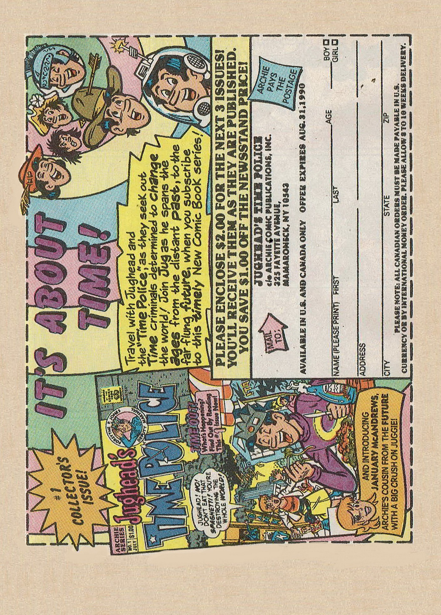 Read online Jughead Jones Comics Digest comic -  Issue #63 - 65