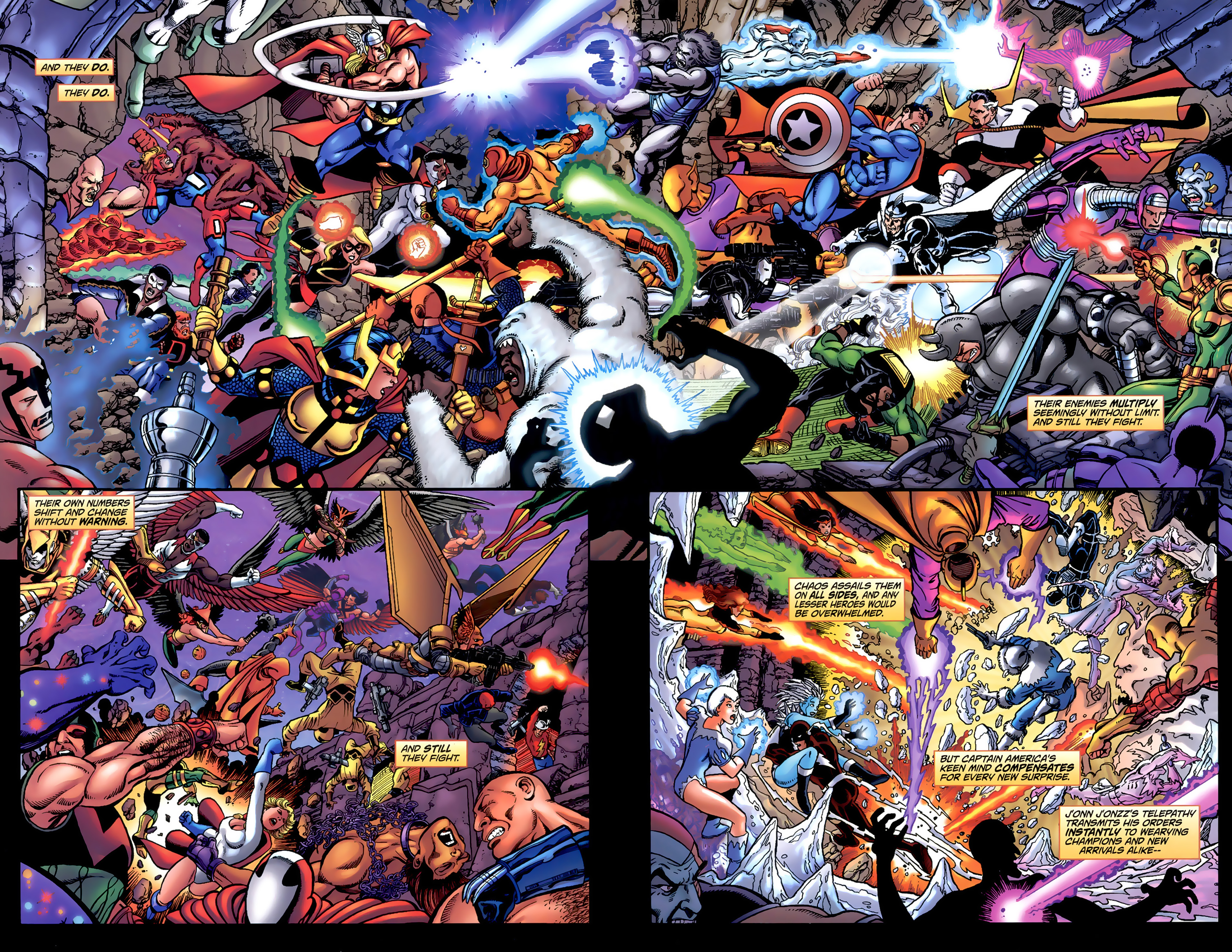 Read online JLA/Avengers comic - Issue #4.
